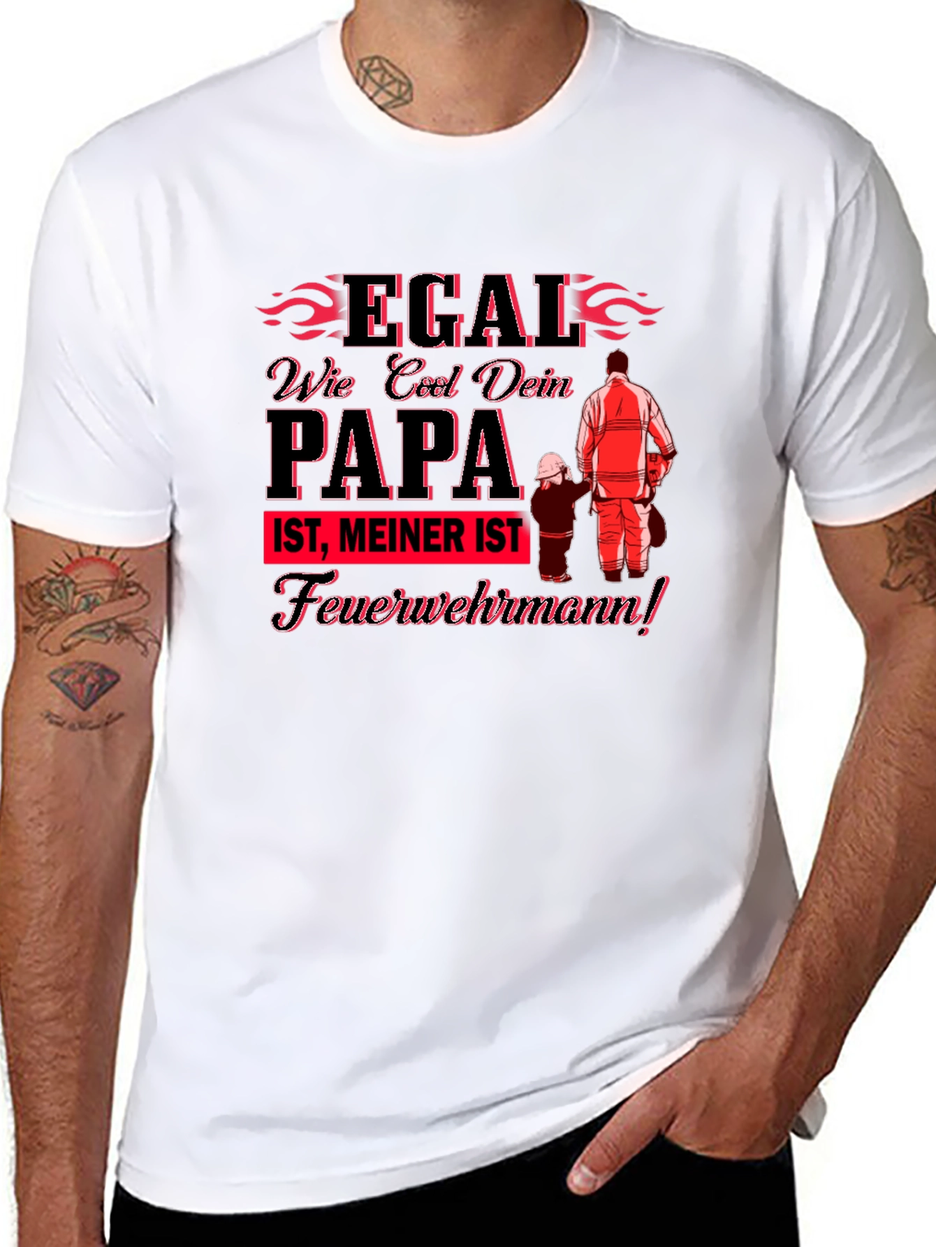 Cool Papa Firefighter T-Shirt