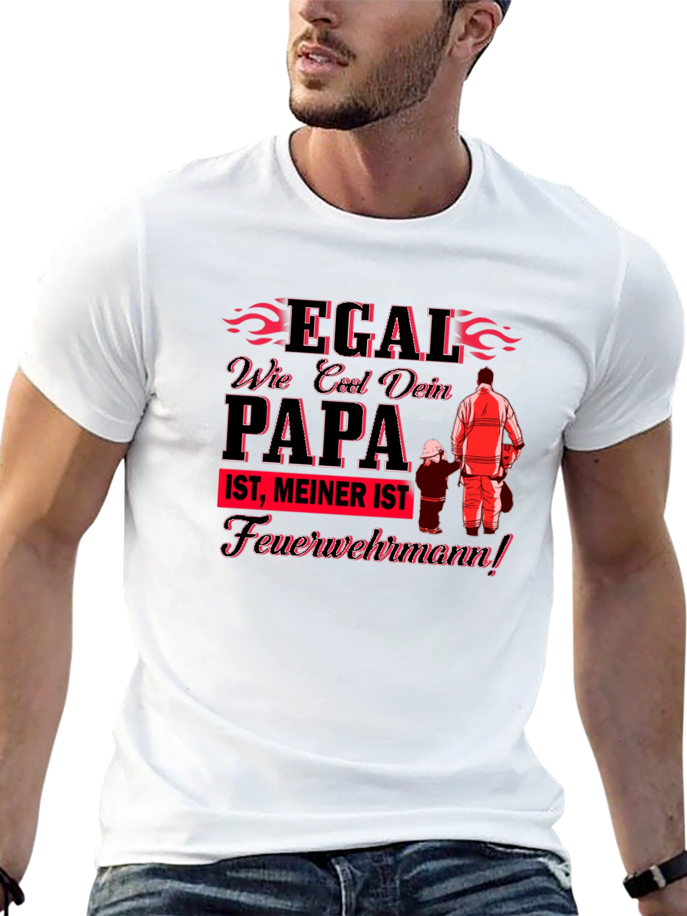 Cool Papa Firefighter T-Shirt