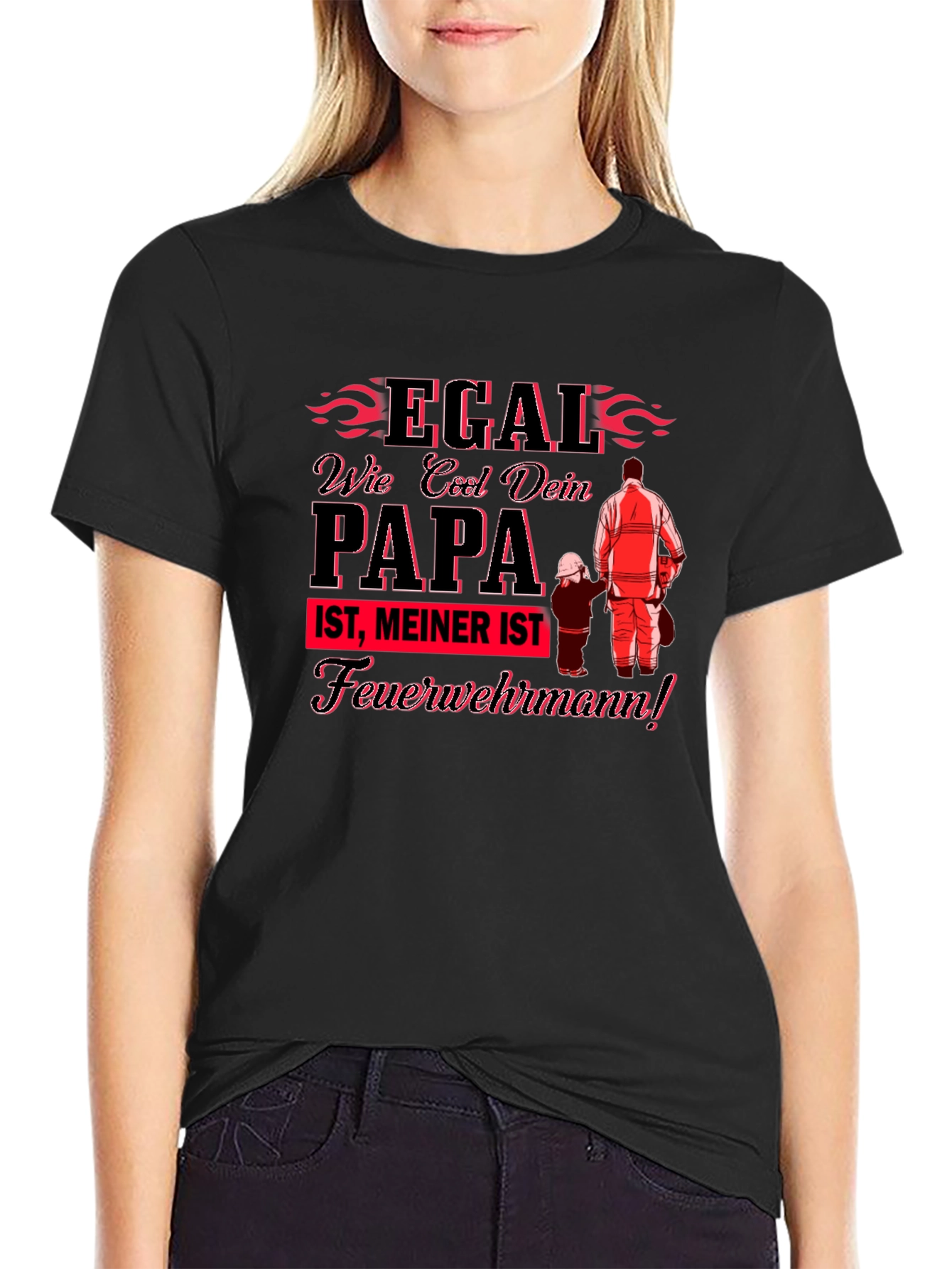 Cool Papa Firefighter T-Shirt