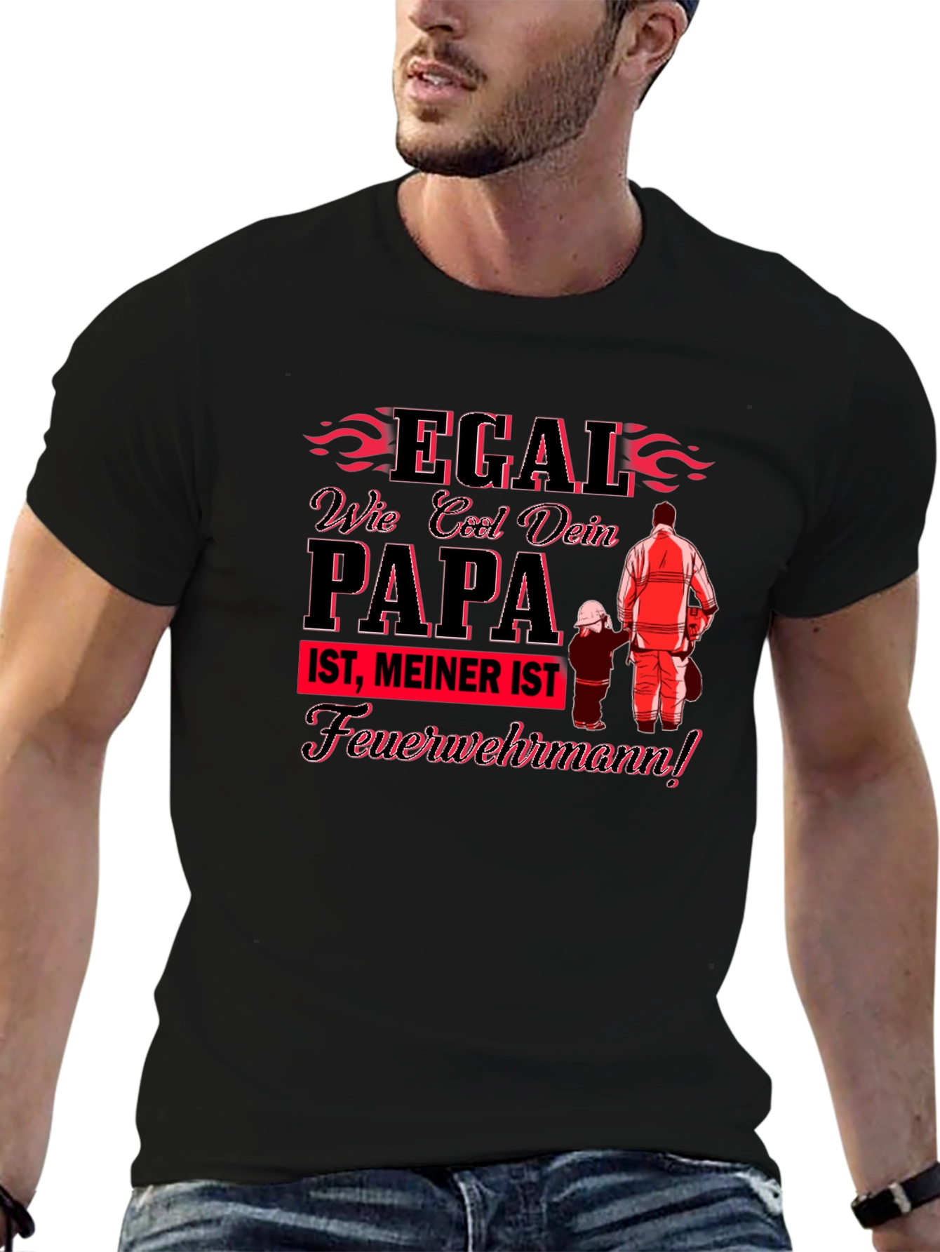 Cool Papa Firefighter T-Shirt