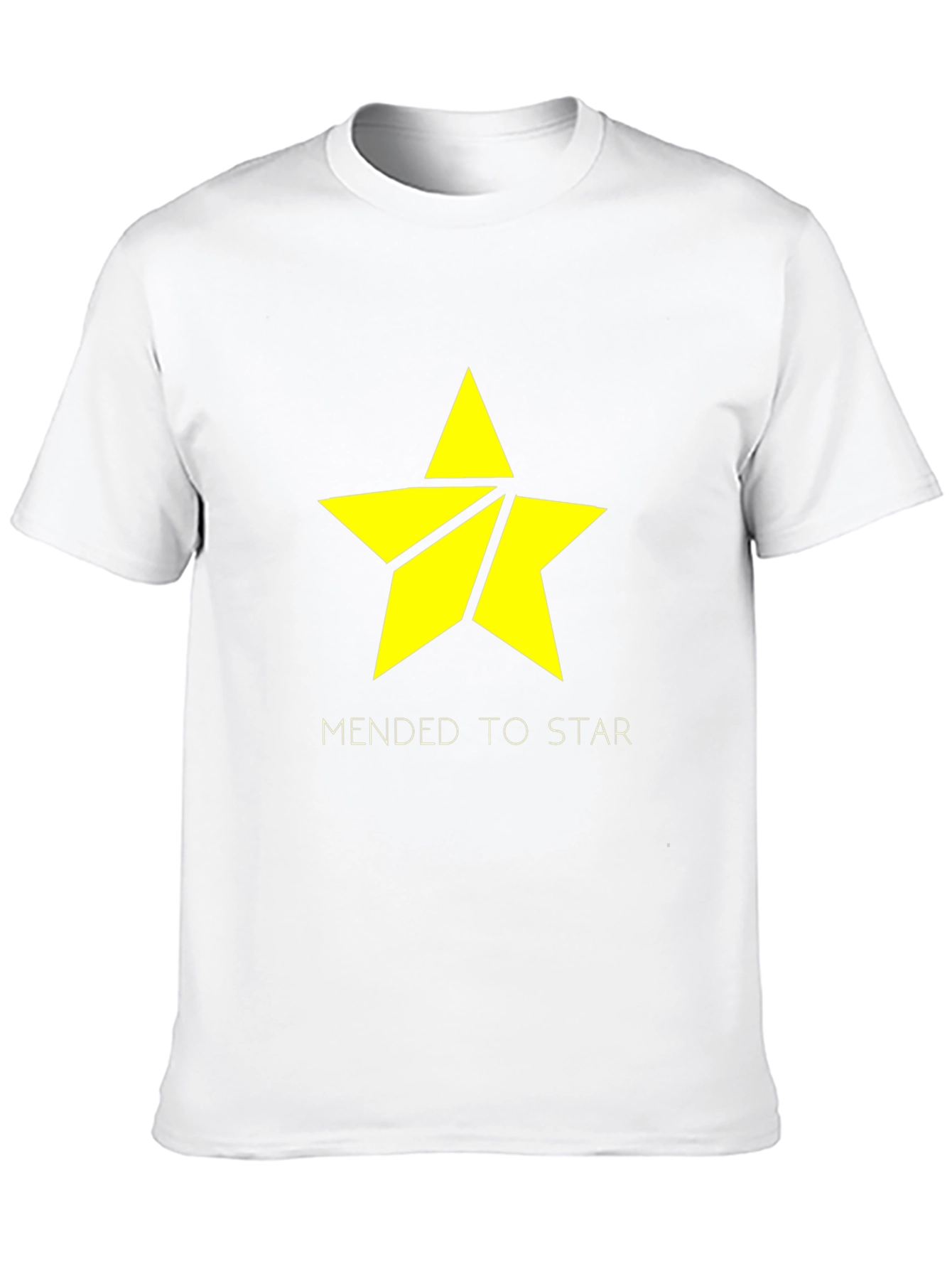 Mended to Star Black Graphic Tee