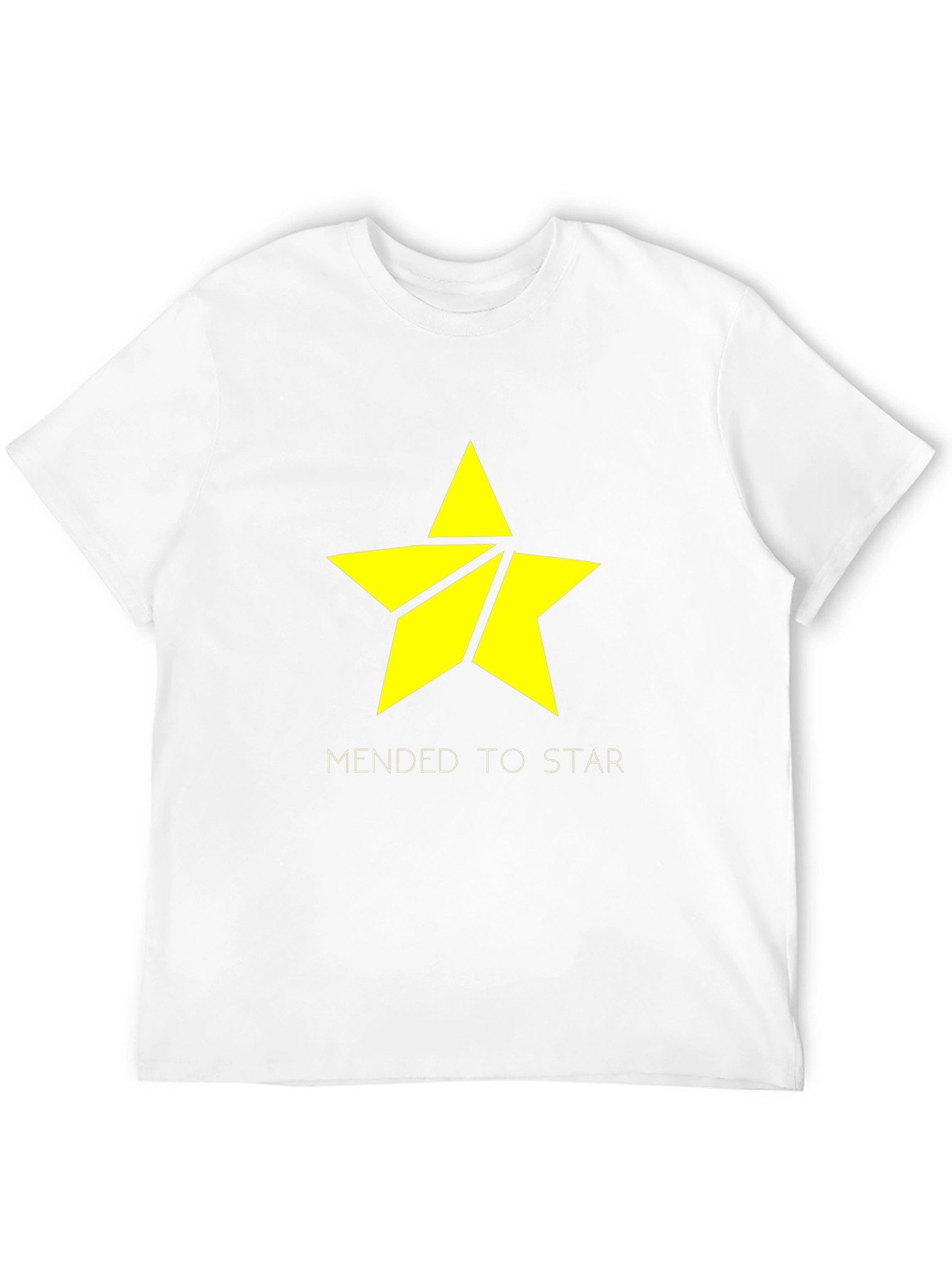 Mended to Star Black Graphic Tee