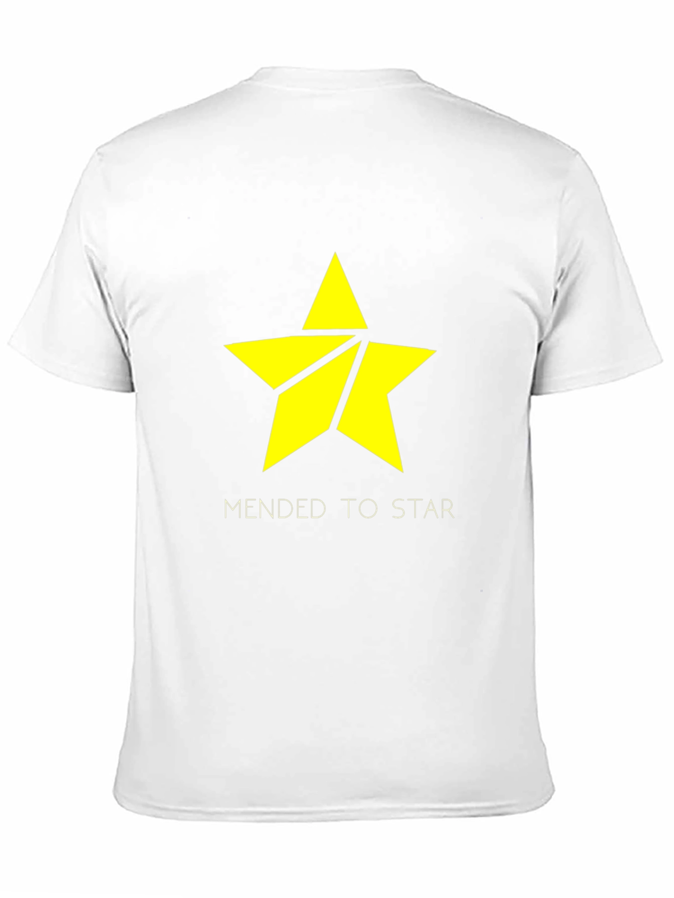 Mended to Star Black Graphic Tee