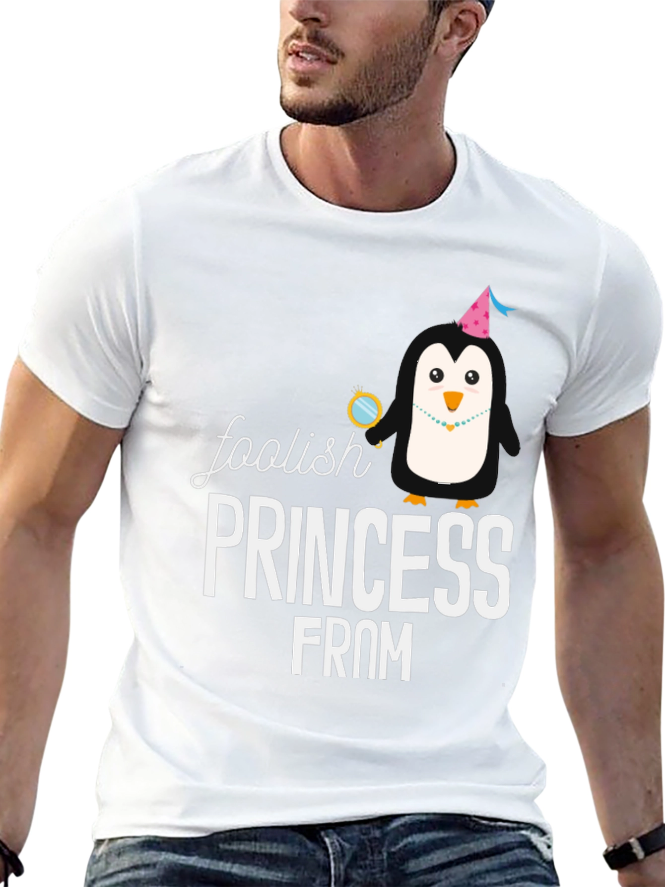 Foolish Princess Penguin T-Shirt