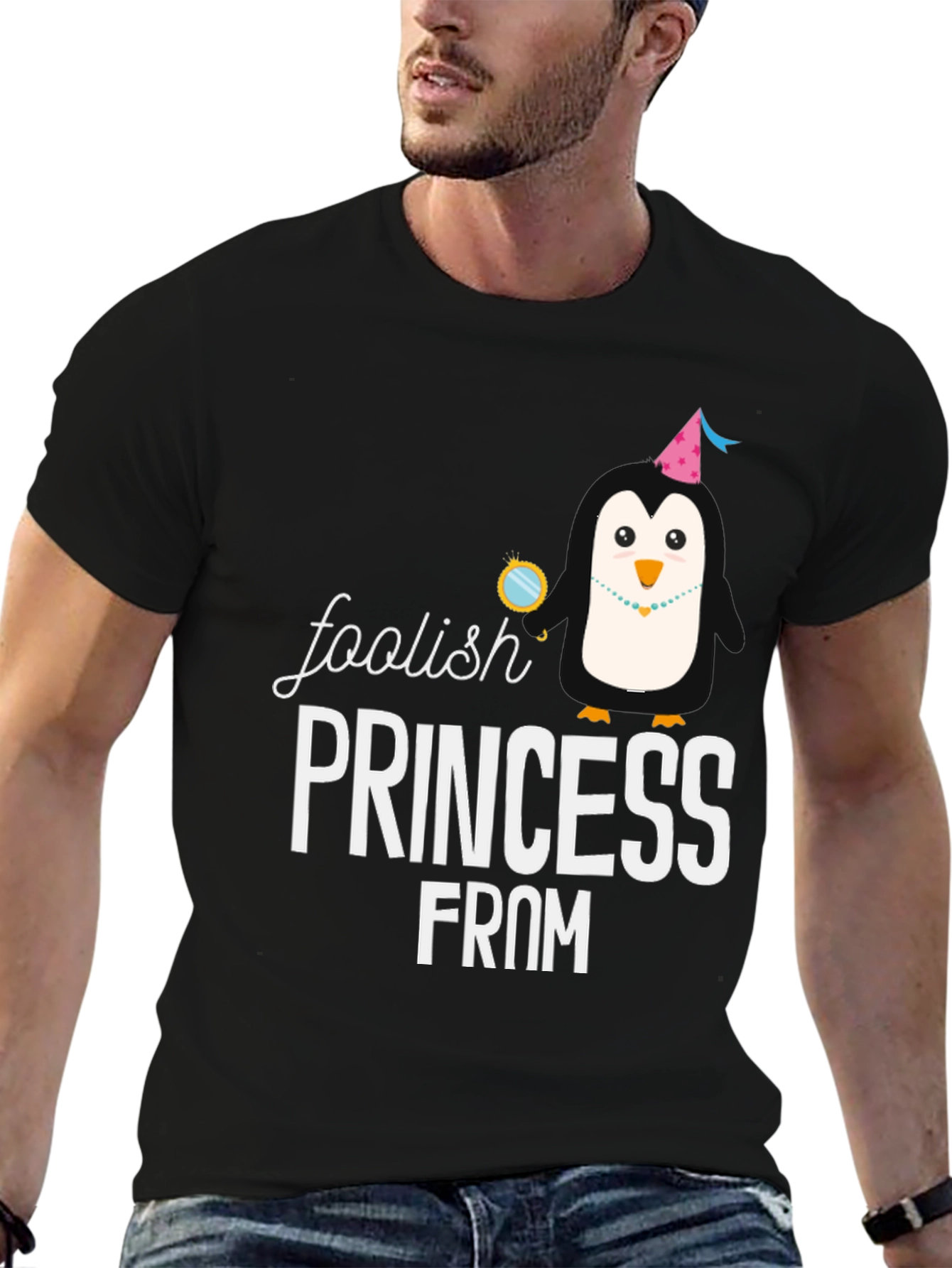 Foolish Princess Penguin T-Shirt