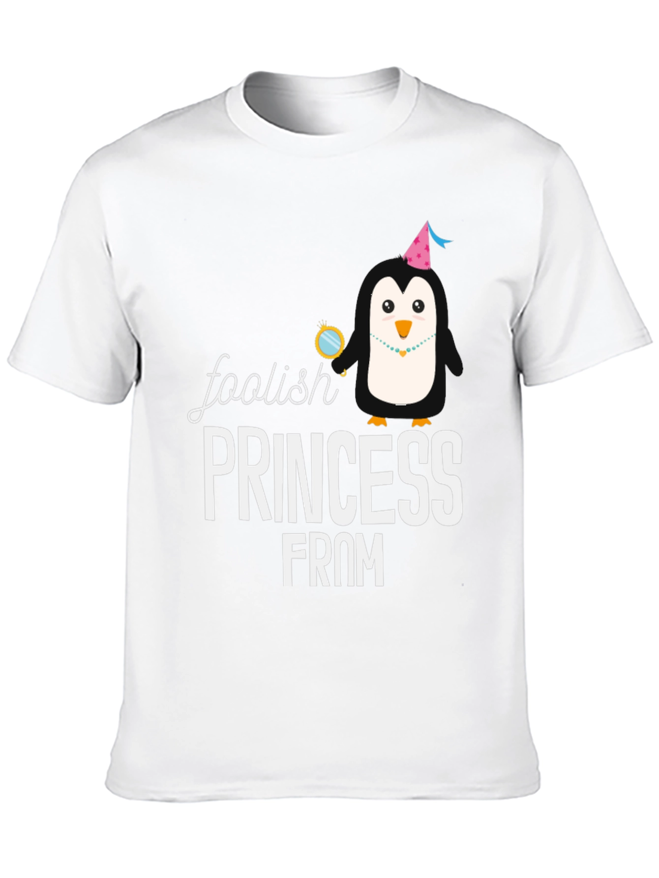 Foolish Princess Penguin T-Shirt