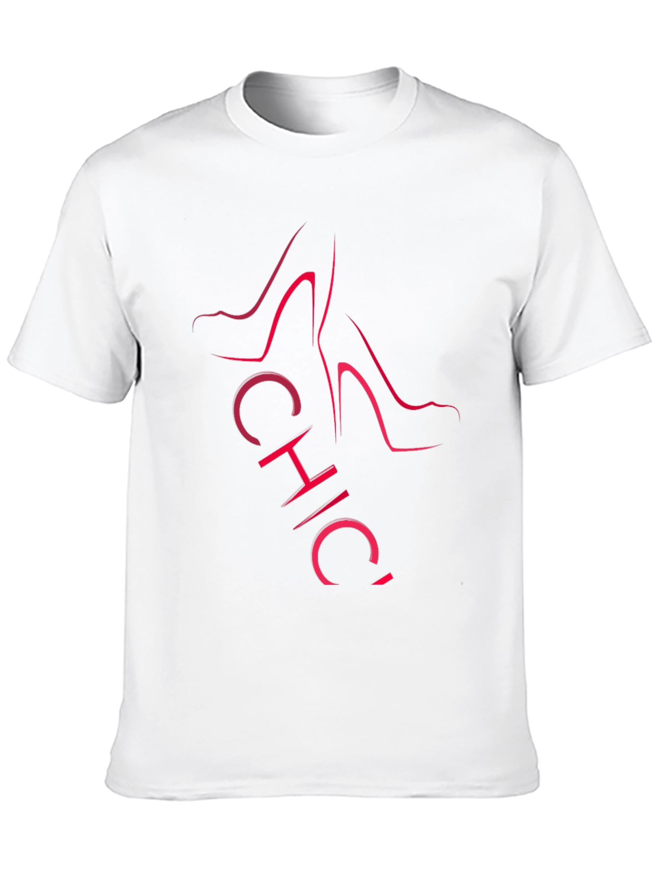 Chic Heels Graphic T-Shirt - Stylish Fashion Tee