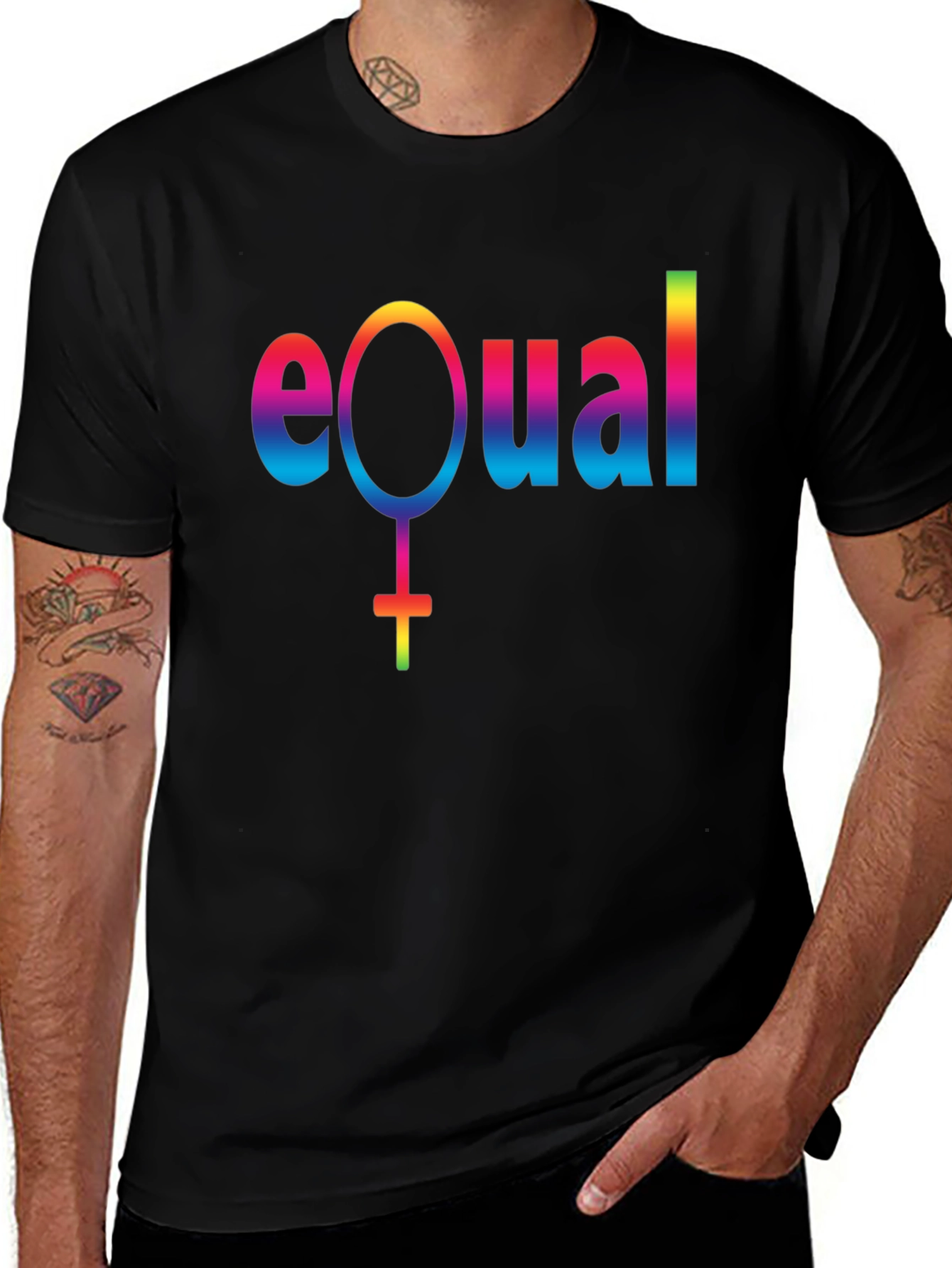 Equality Rainbow Graphic Tee