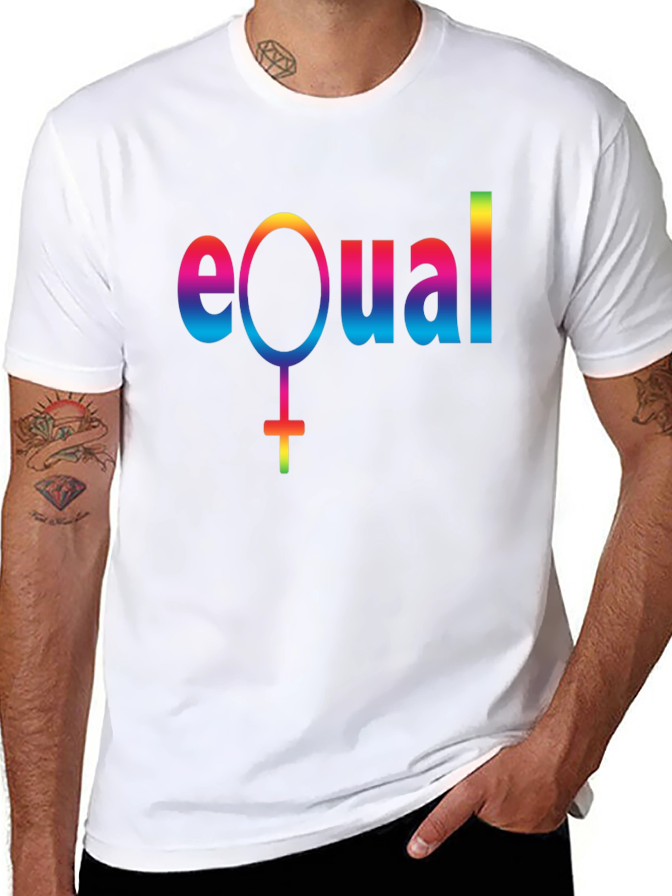 Equality Rainbow Graphic Tee