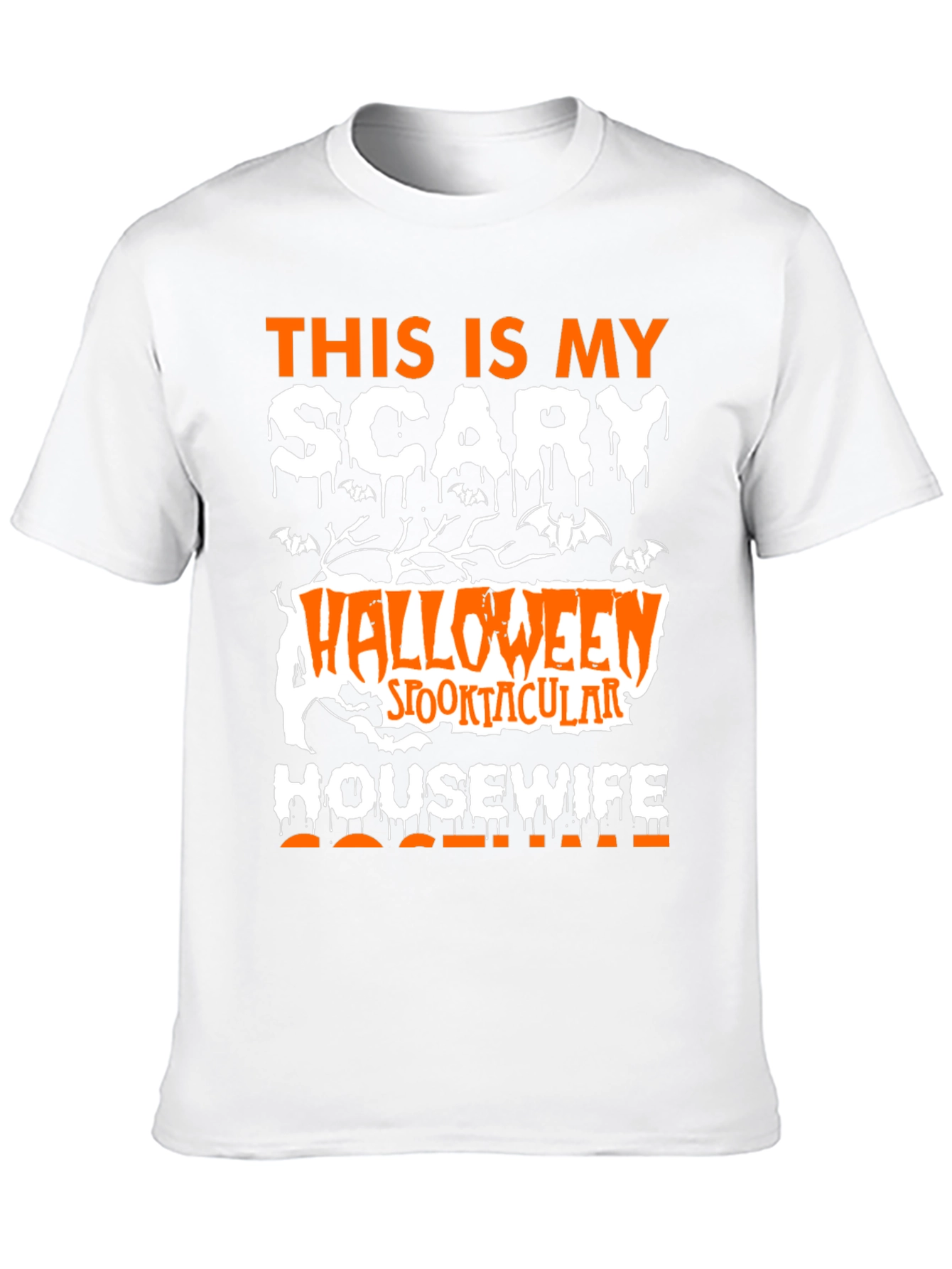 Scary Halloween Housewife T-Shirt