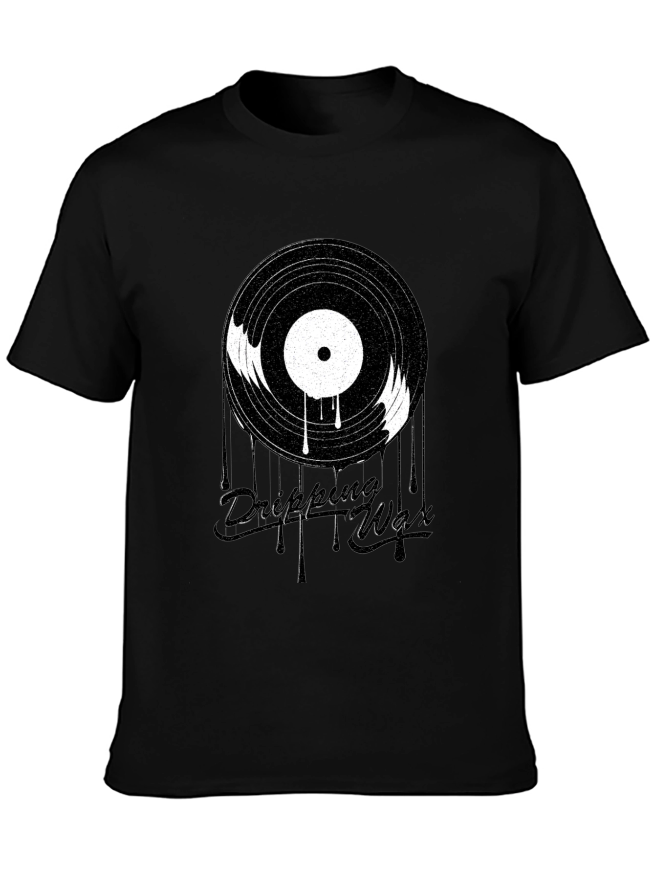 Dripping Wax Vinyl Graphic T-Shirt