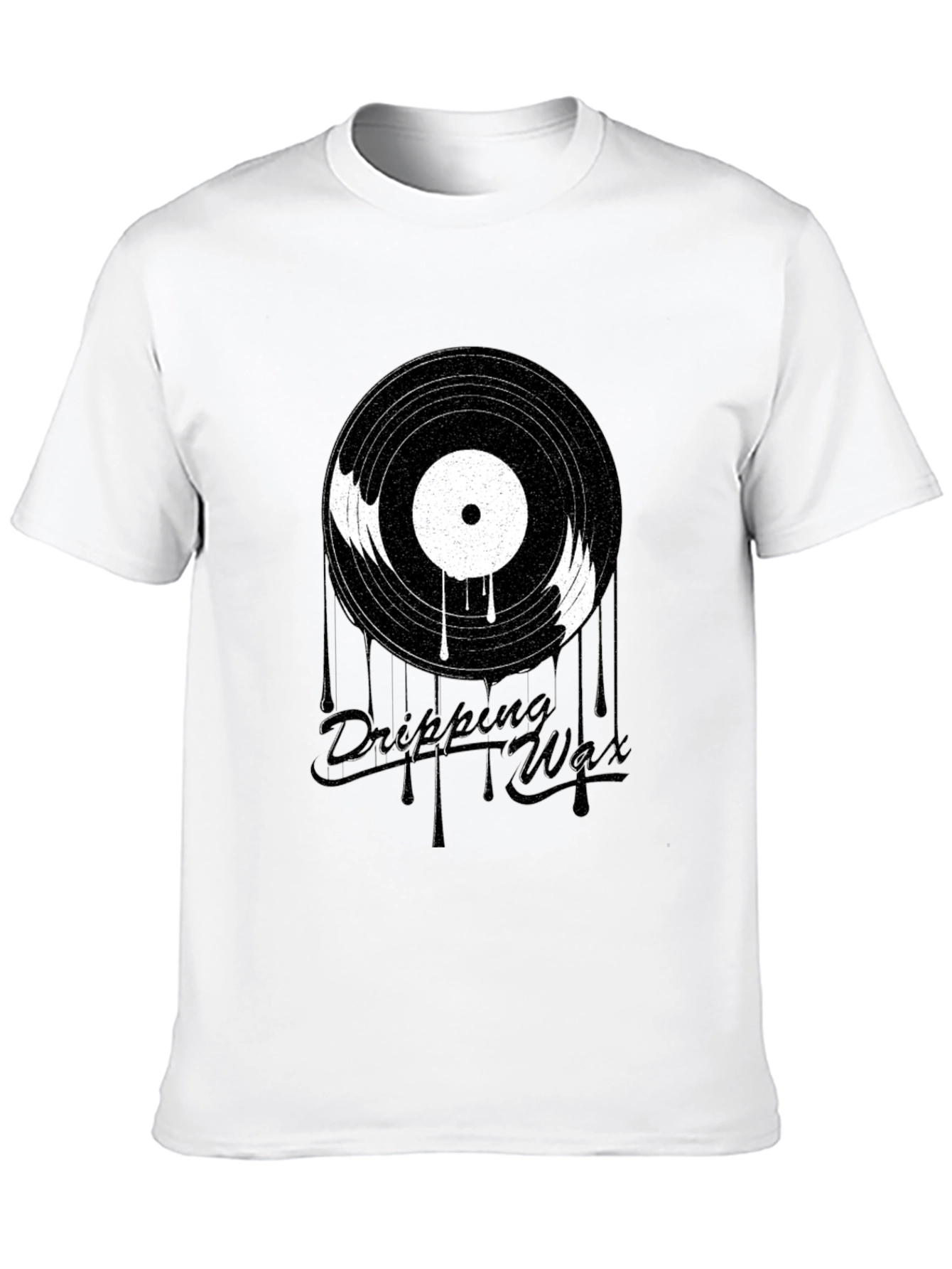 Dripping Wax Vinyl Graphic T-Shirt