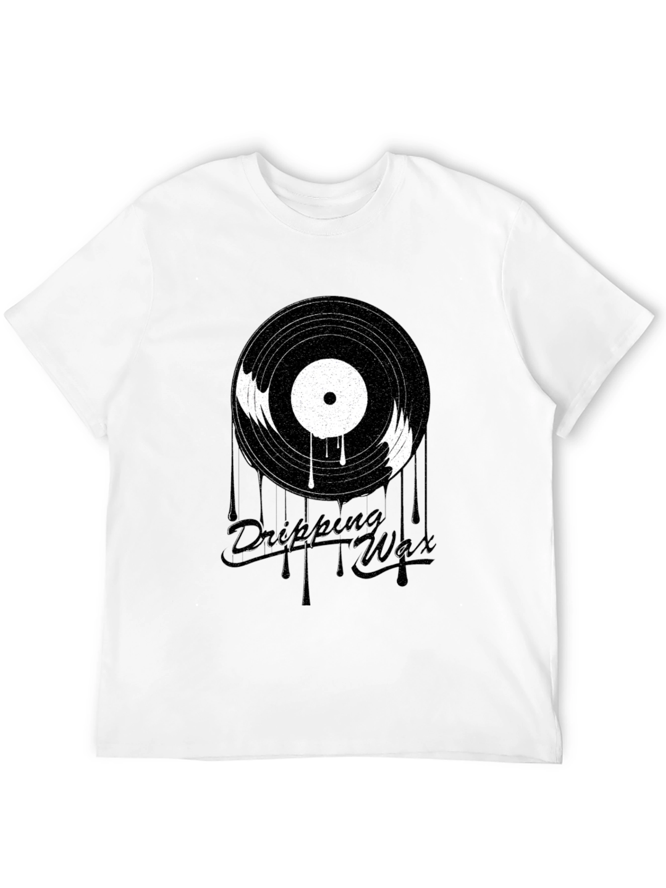 Dripping Wax Vinyl Graphic T-Shirt
