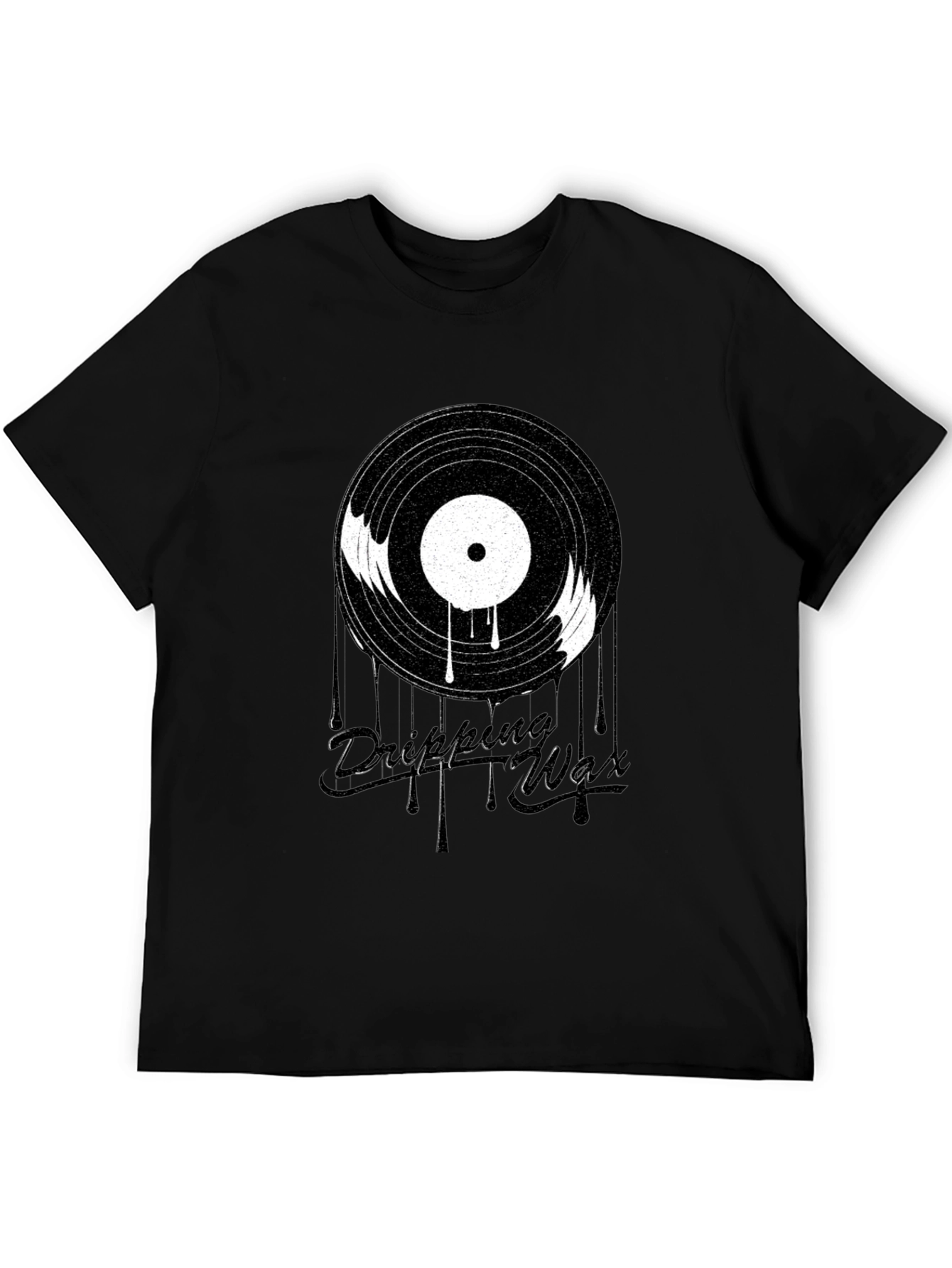 Dripping Wax Vinyl Graphic T-Shirt