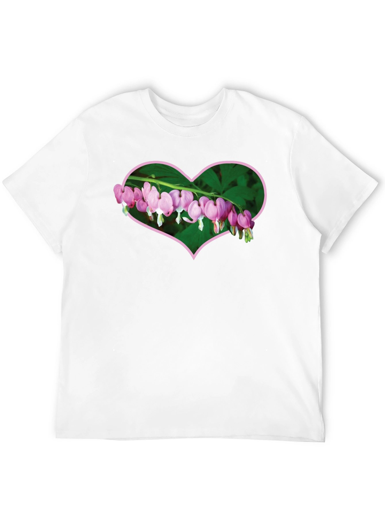 Heart Bleeding Heart Flower Graphic Tee