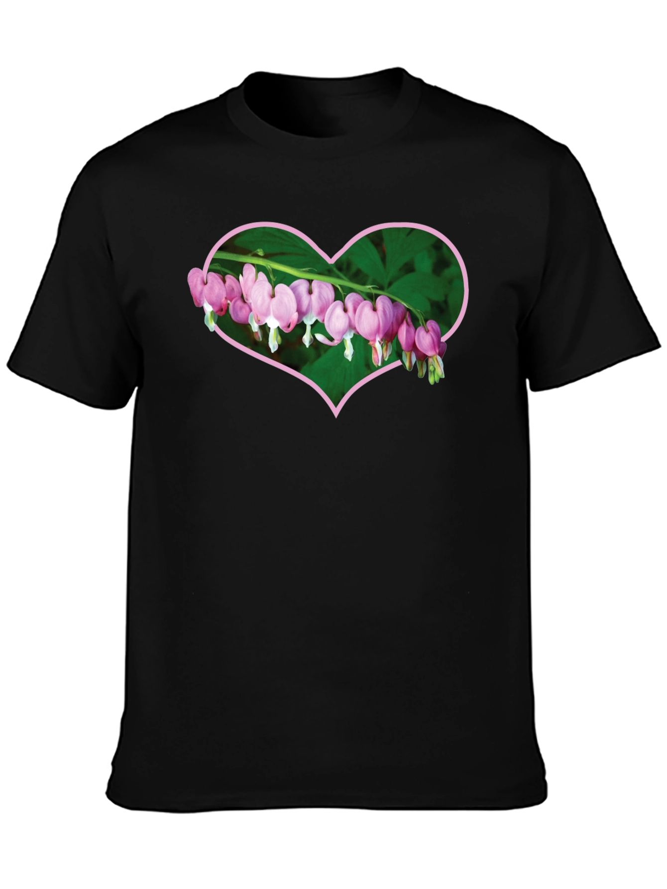 Heart Bleeding Heart Flower Graphic Tee