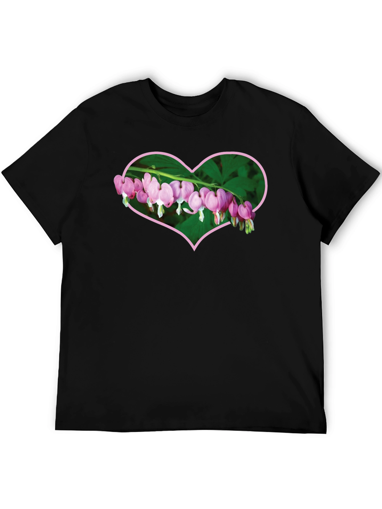 Heart Bleeding Heart Flower Graphic Tee