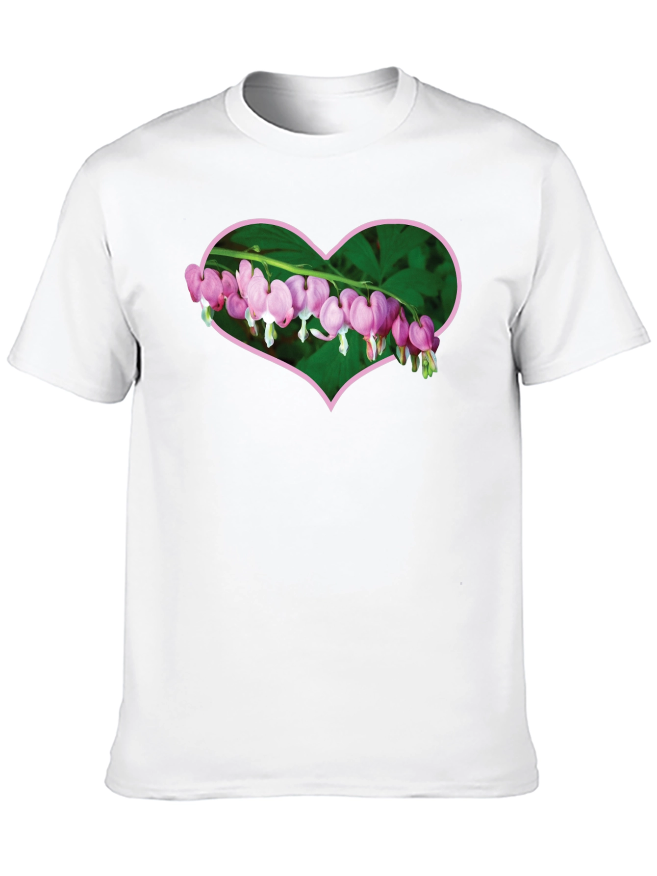 Heart Bleeding Heart Flower Graphic Tee
