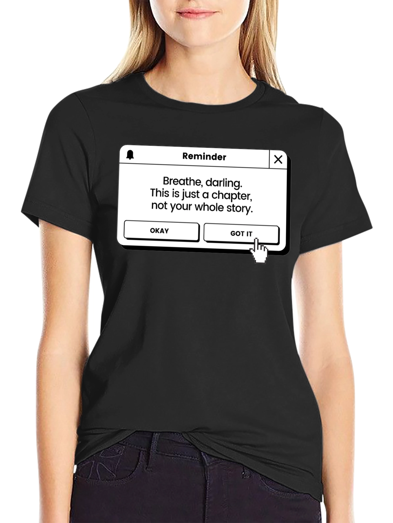 Reminder Graphic Tee - Breathe Darling Story