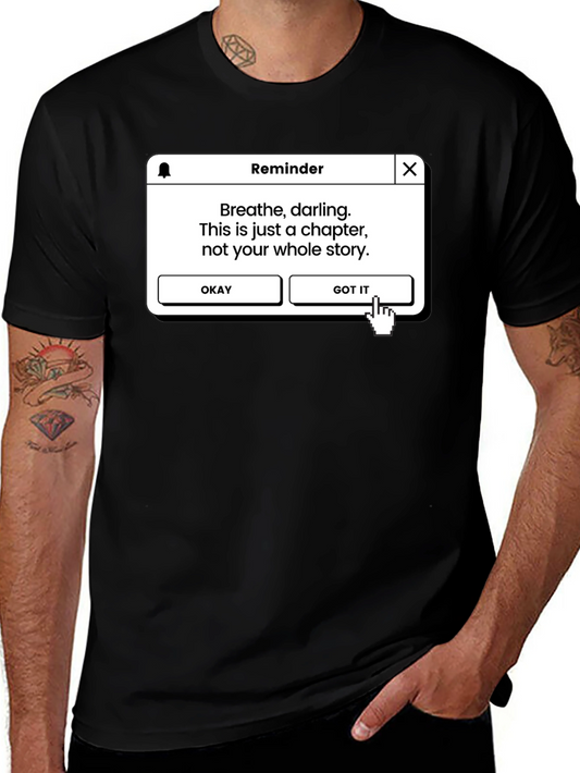 Reminder Graphic Tee - Breathe Darling Story