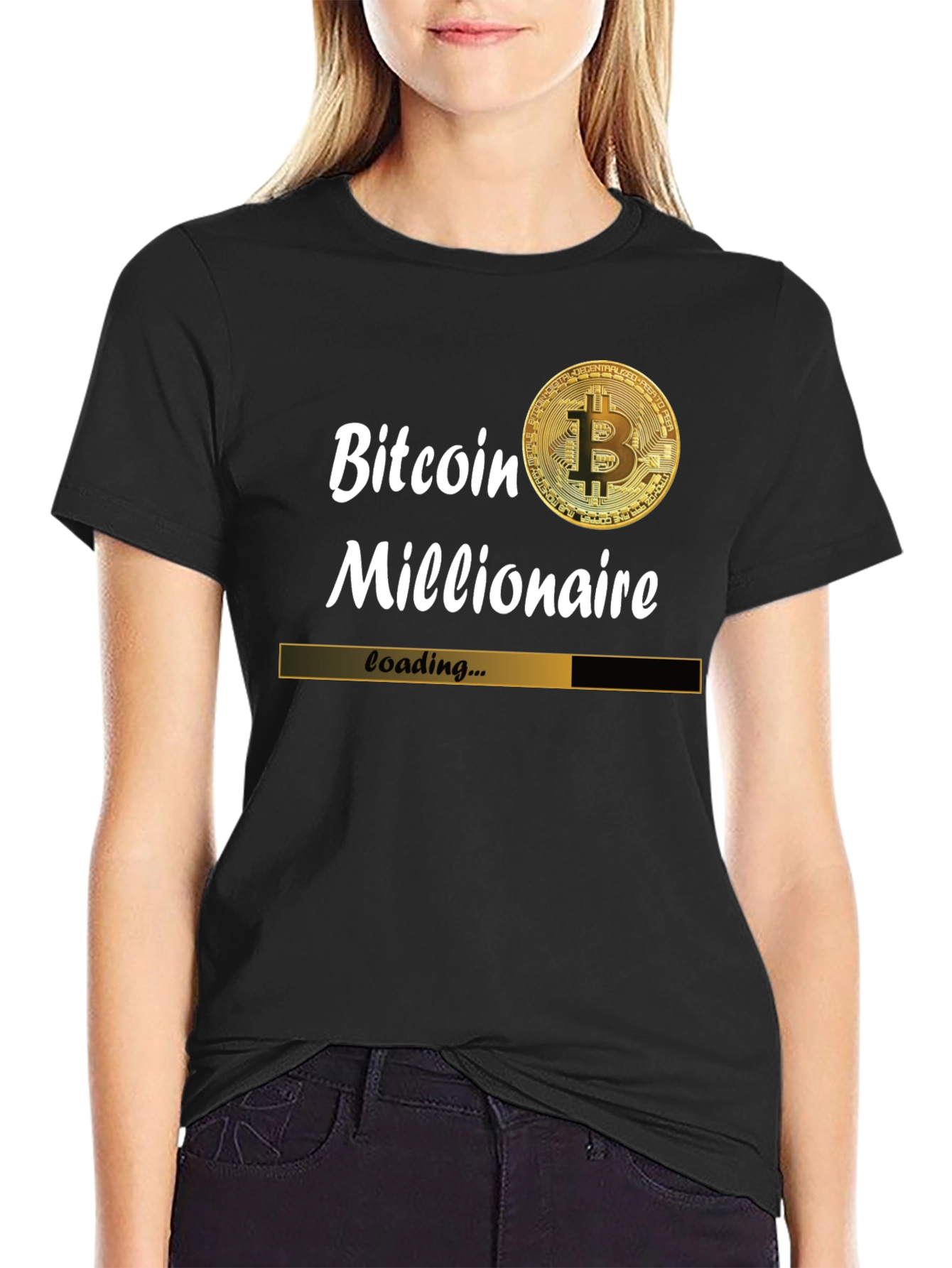 Bitcoin Millionaire Loading T-Shirt