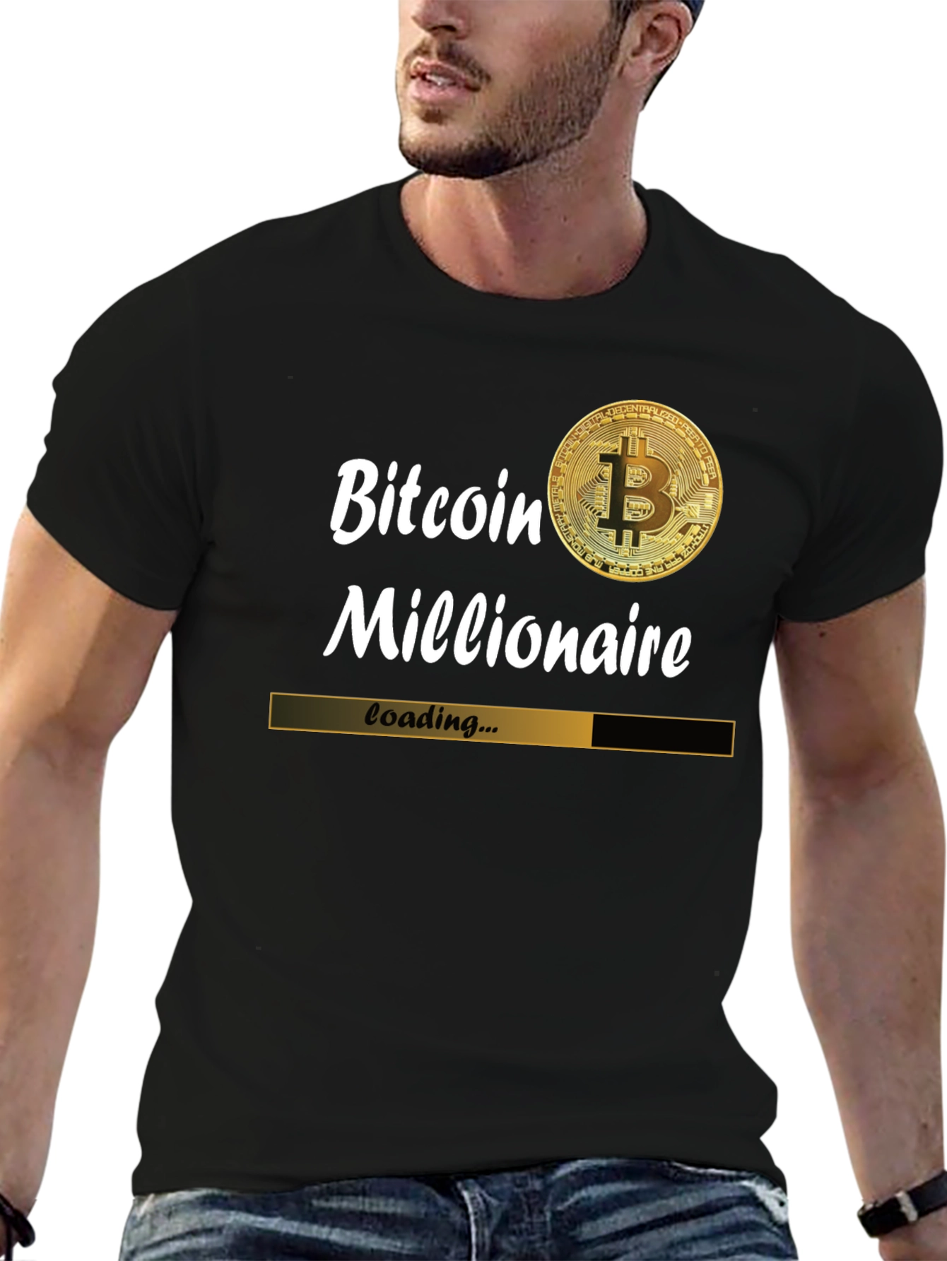 Bitcoin Millionaire Loading T-Shirt