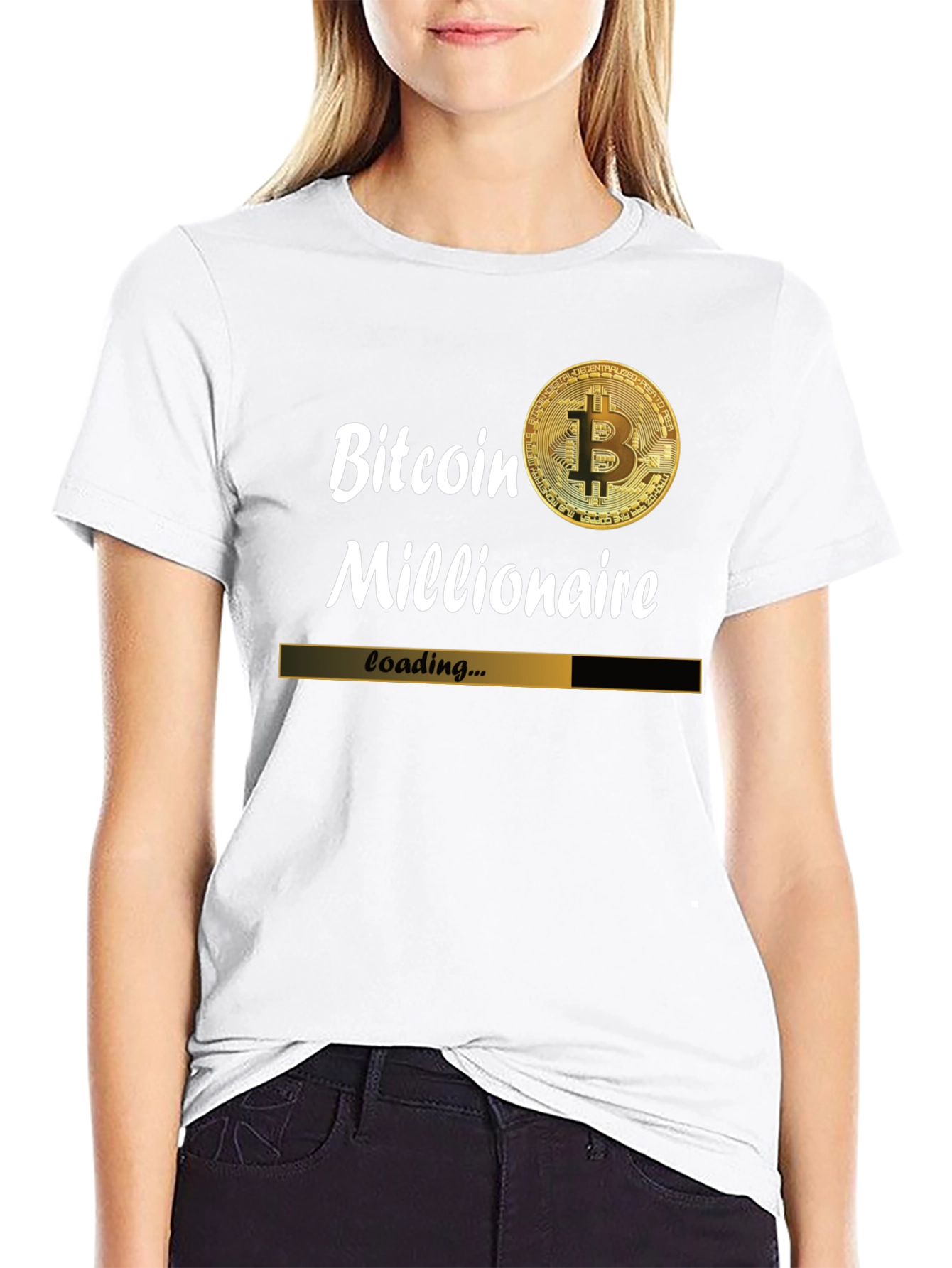 Bitcoin Millionaire Loading T-Shirt