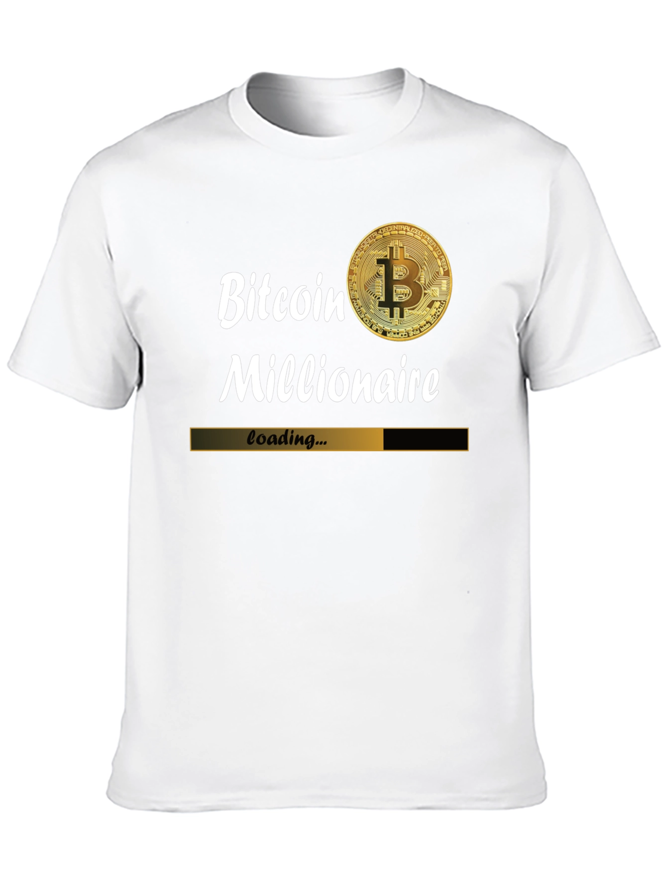 Bitcoin Millionaire Loading T-Shirt