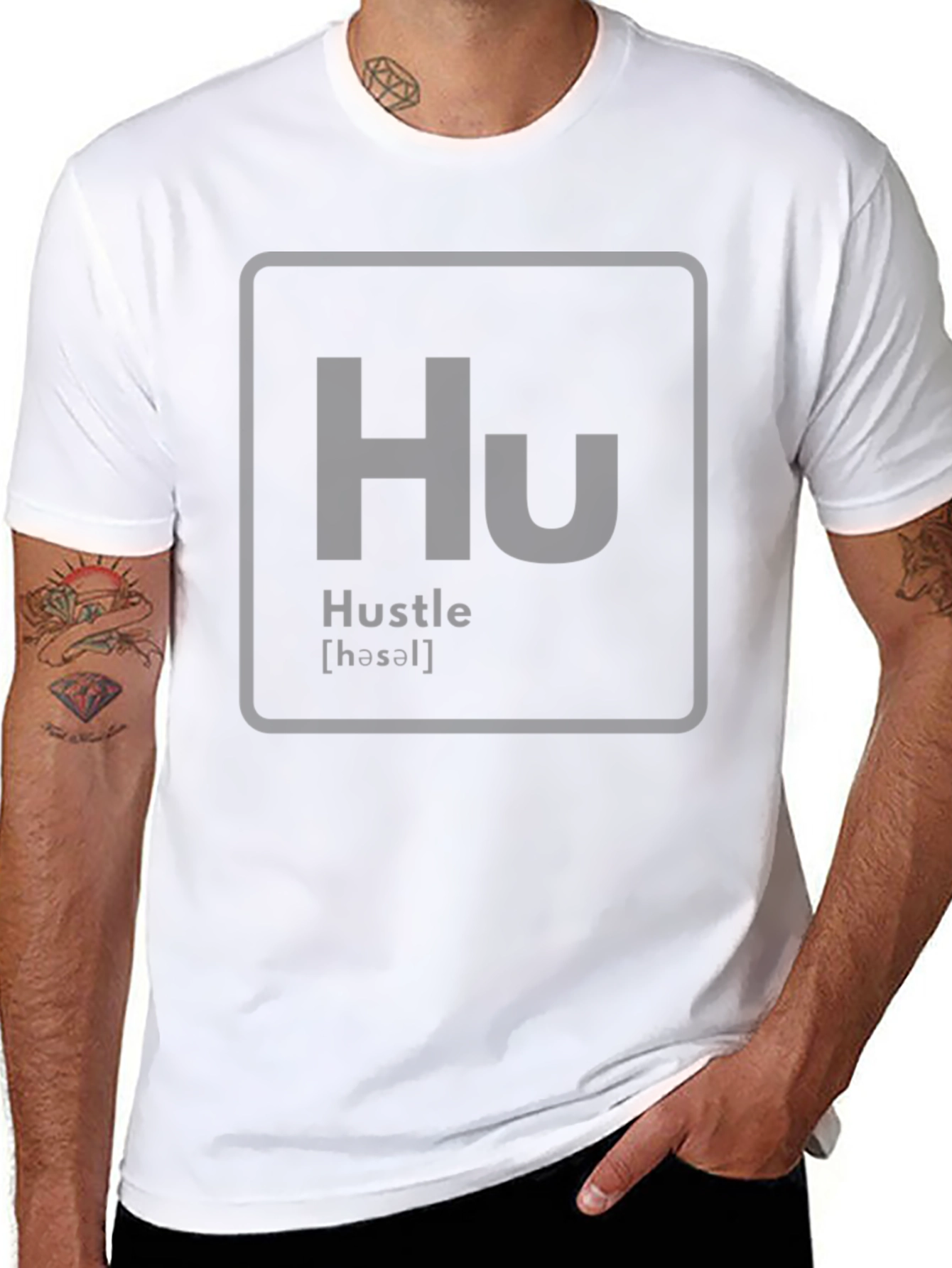 Hustle T-Shirt - Periodic Table Style