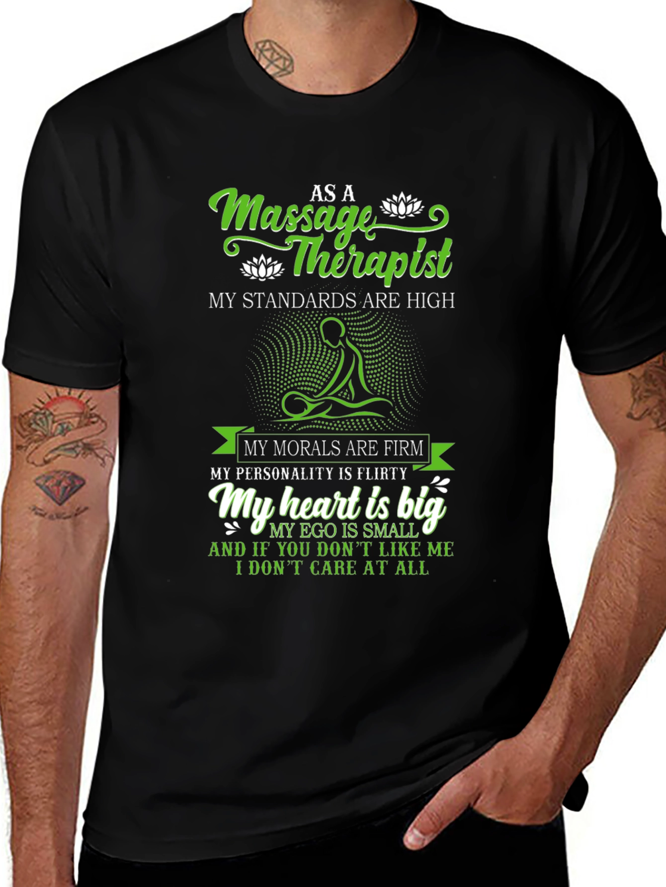 Massage Therapist Graphic T-Shirt - High Standards