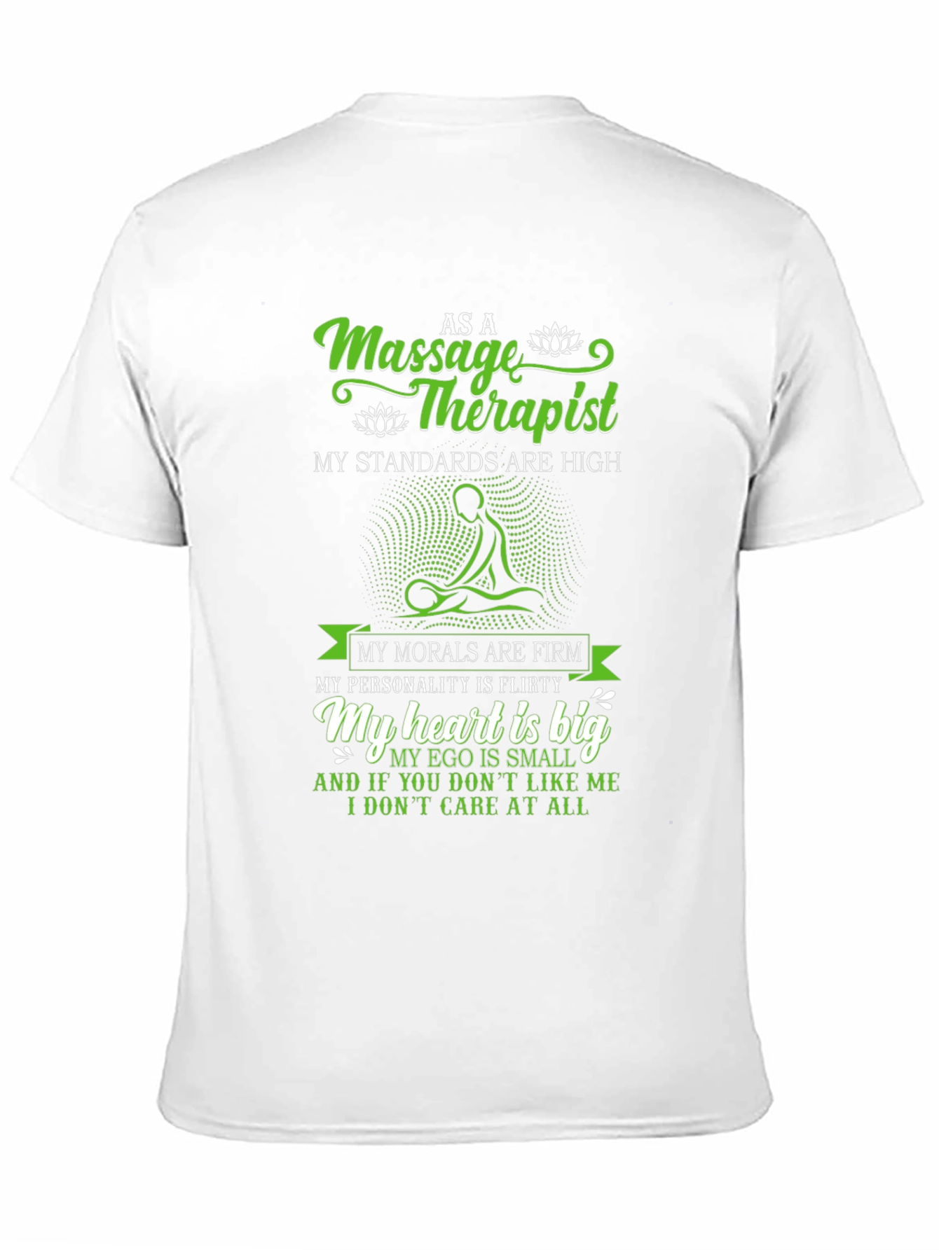 Massage Therapist Graphic T-Shirt - High Standards