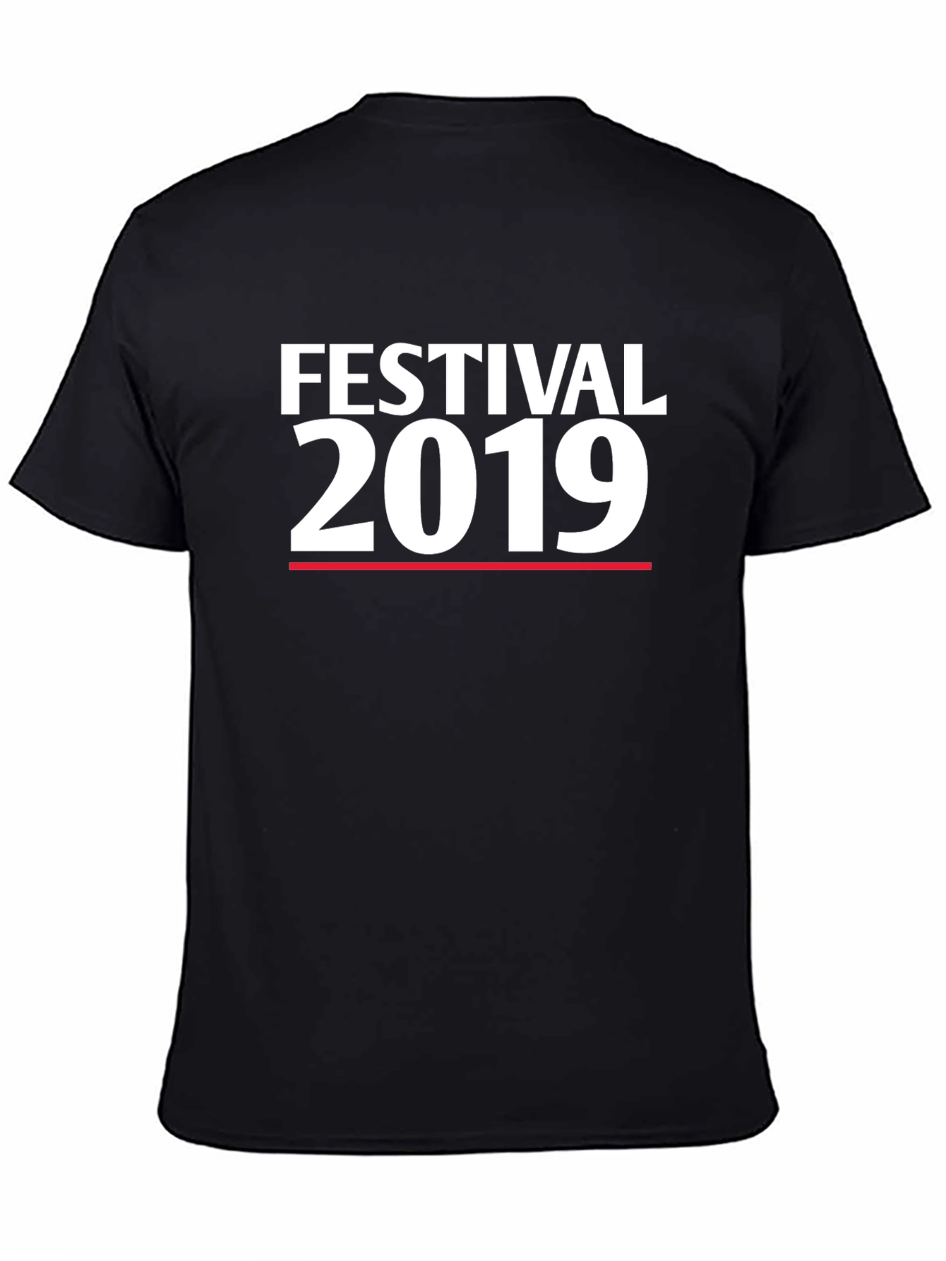Festival 2019 T-Shirt - Black Cotton Blend