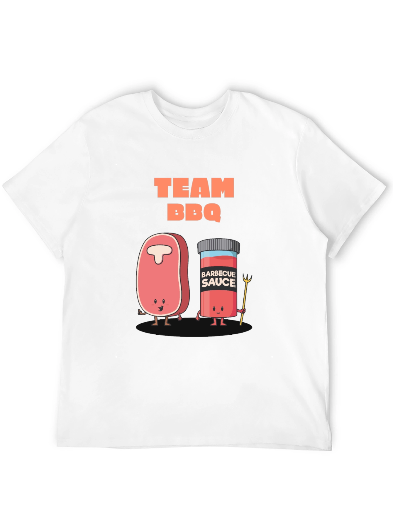 Team BBQ Graphic T-Shirt - Black
