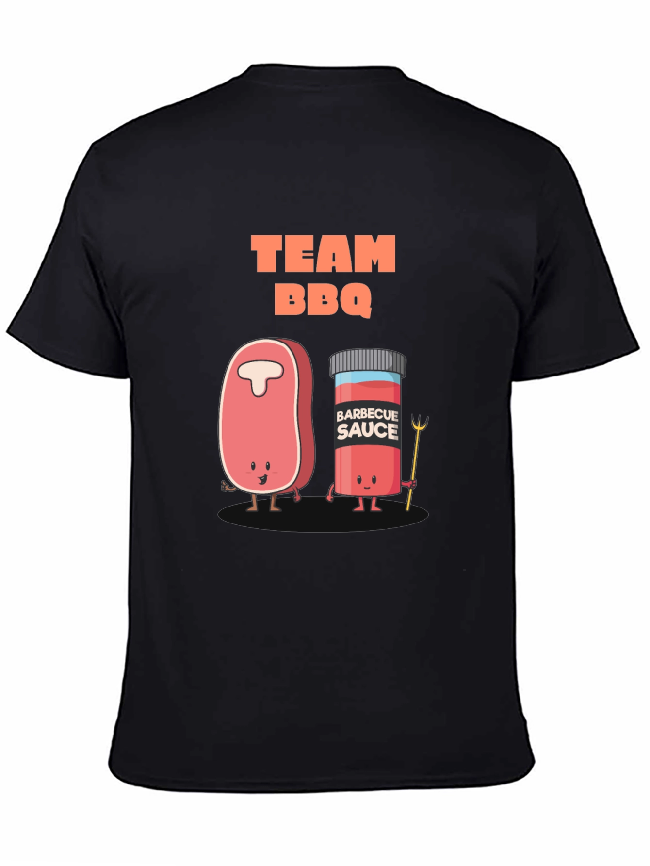 Team BBQ Graphic T-Shirt - Black