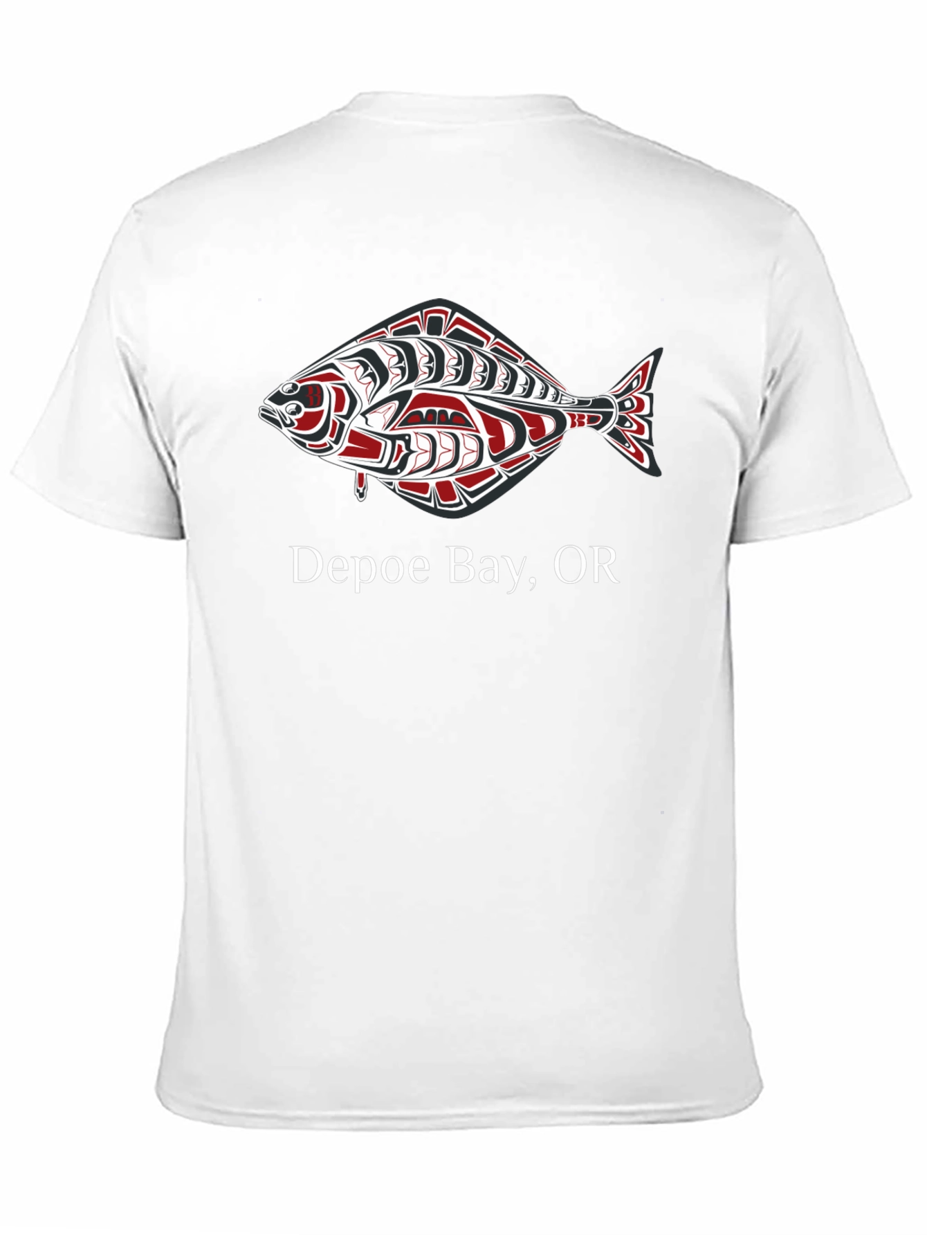 Depoe Bay Oregon Fish Graphic Tee