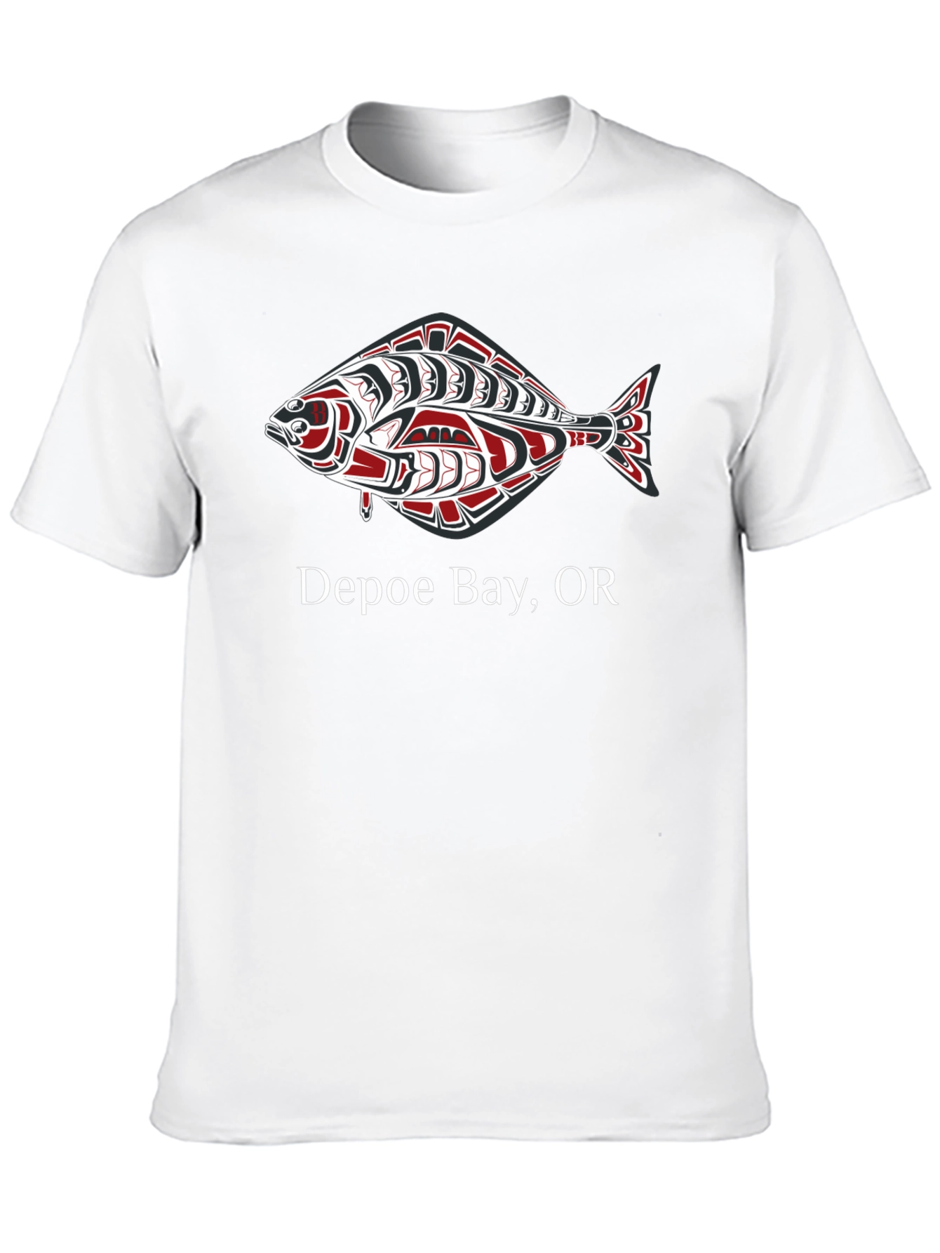 Depoe Bay Oregon Fish Graphic Tee