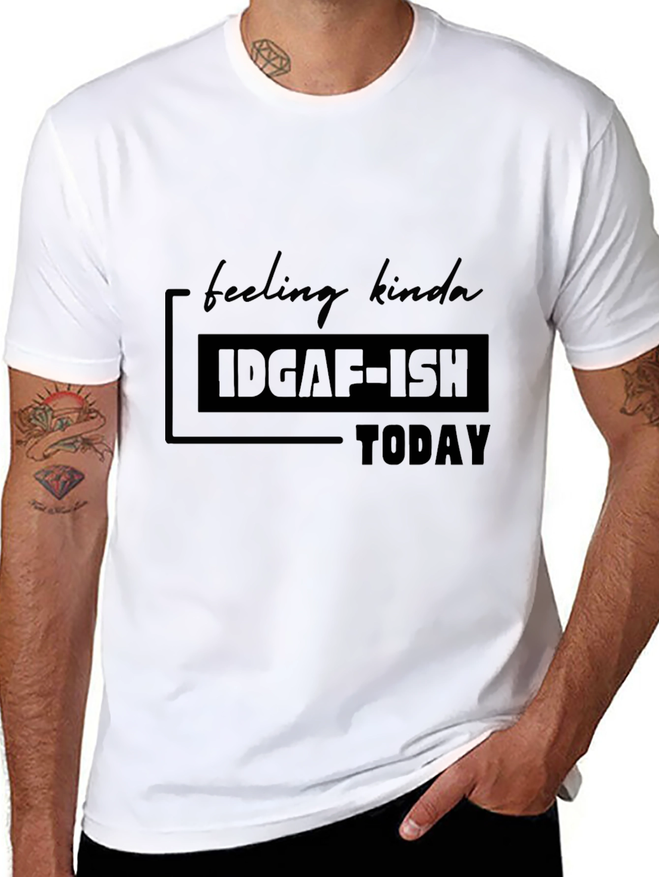 IDGAF-ISH Today Graphic T-Shirt - Casual Comfort