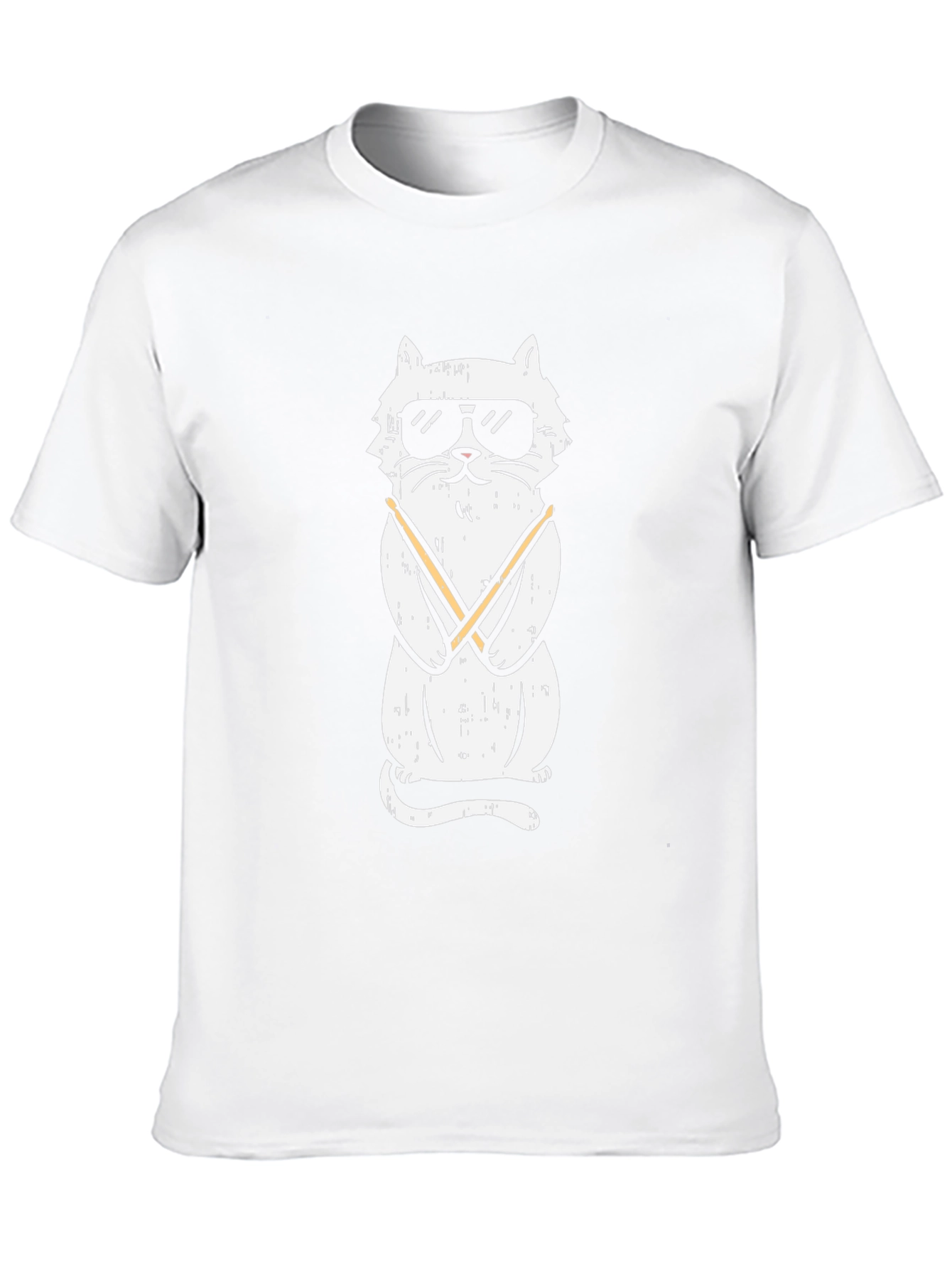 Cool Cat Graphic Tee - Black