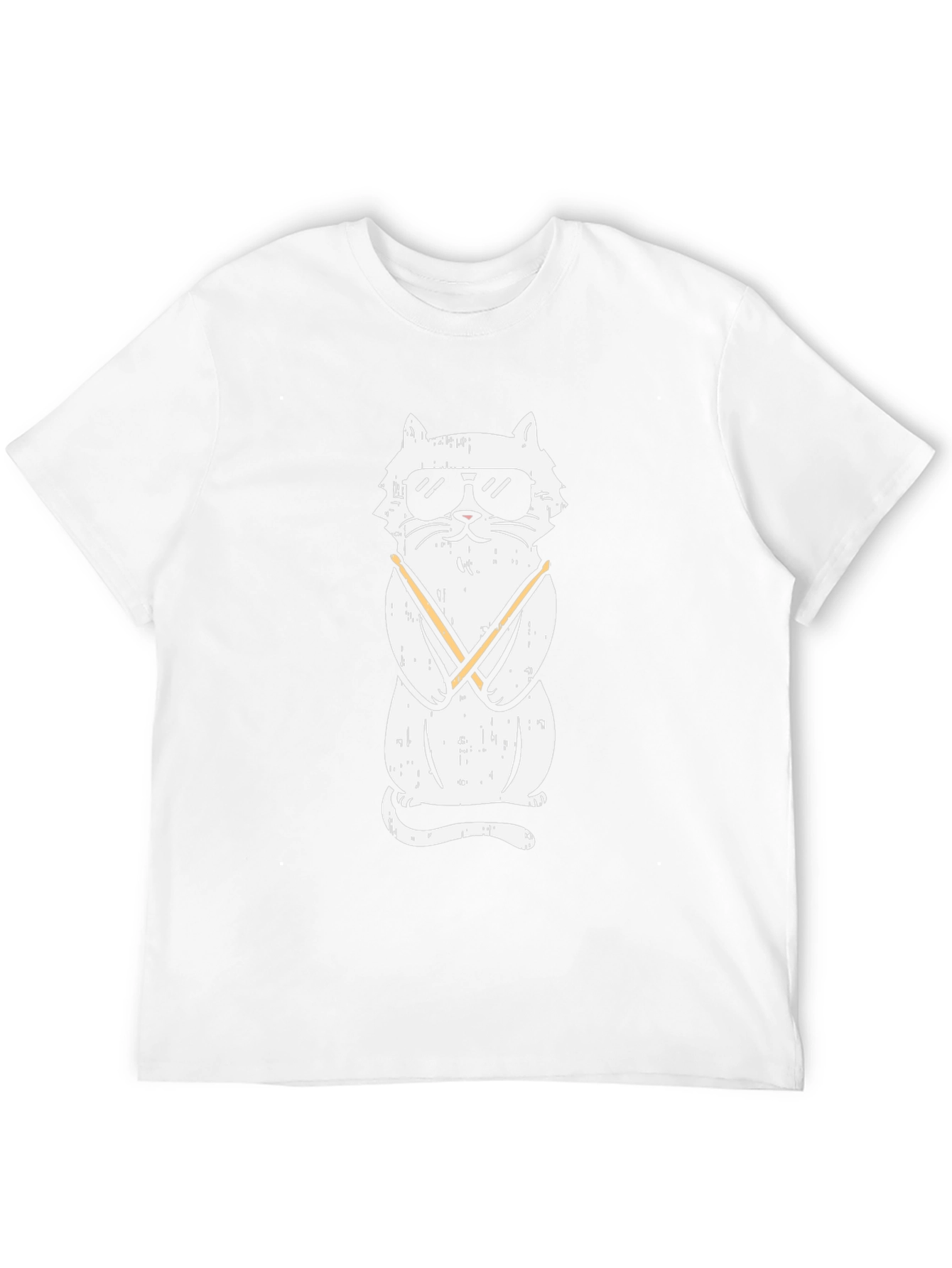 Cool Cat Graphic Tee - Black