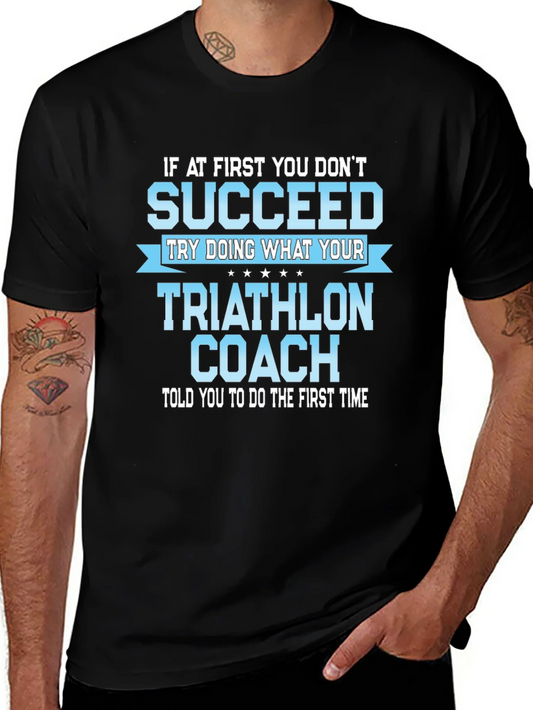 Triathlon Coach Funny T-Shirt