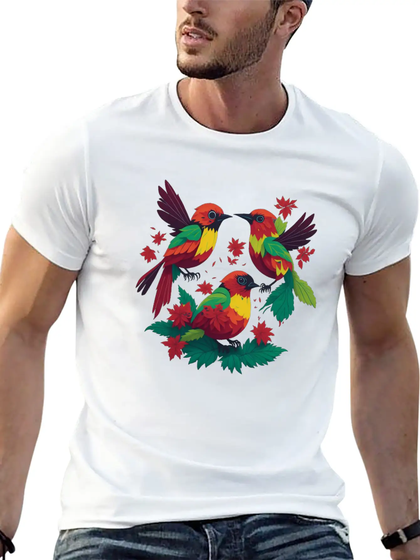 3 Little Reggae Birds Relaxed Everyday Tee – Lightweight And Durable Cotton