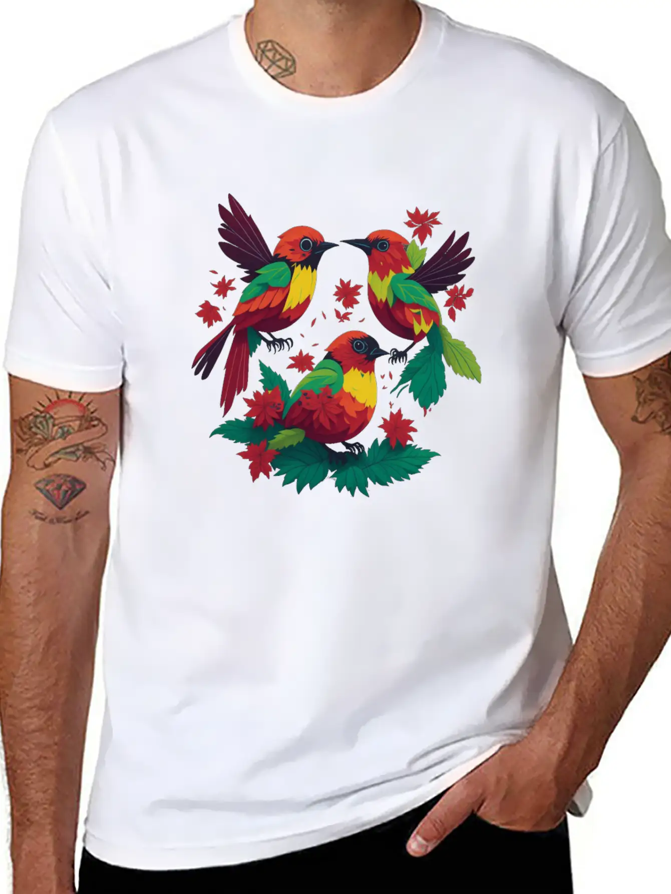 3 Little Reggae Birds Relaxed Everyday Tee – Lightweight And Durable Cotton
