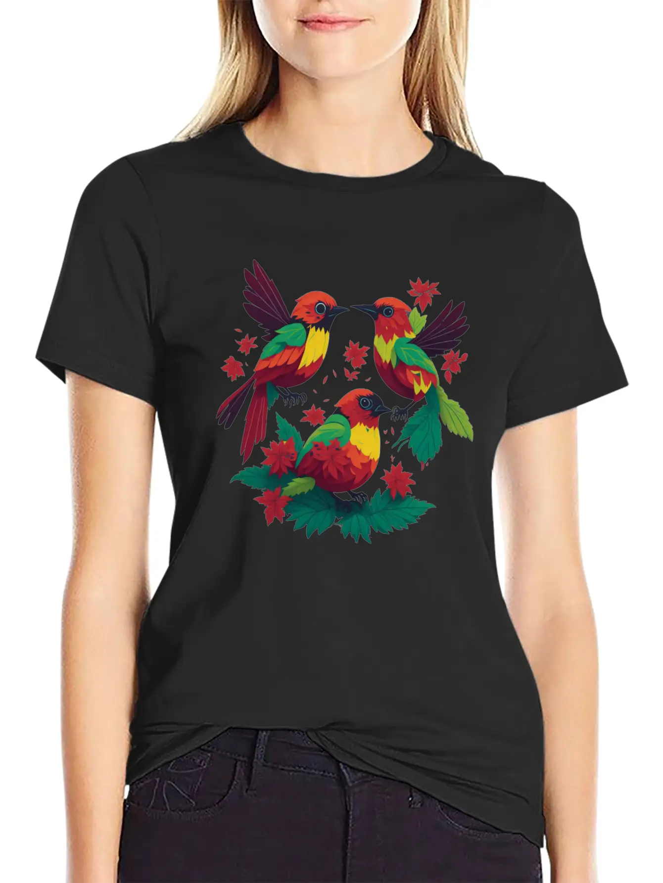 3 Little Reggae Birds Relaxed Everyday Tee – Lightweight And Durable Cotton