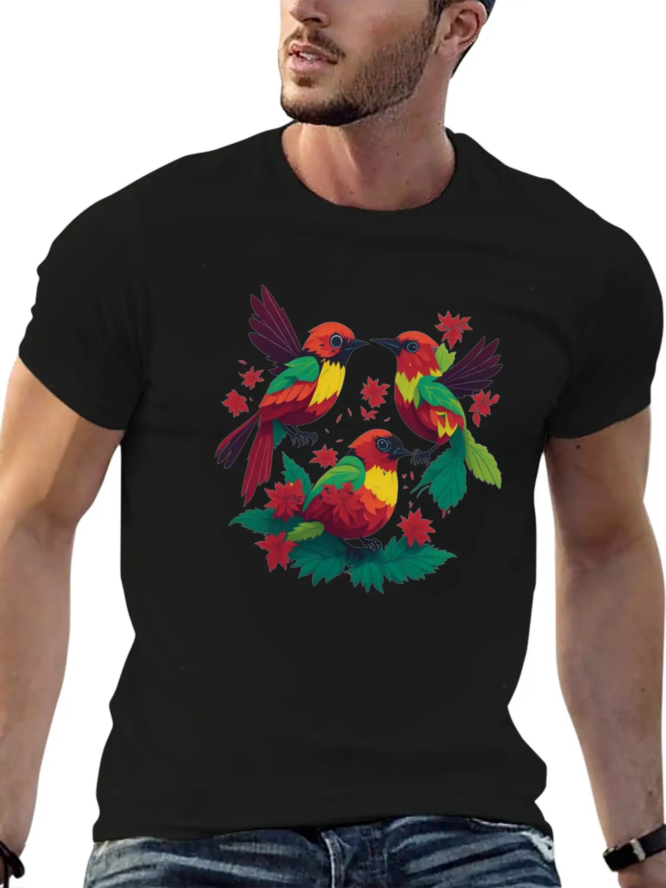 3 Little Reggae Birds Relaxed Everyday Tee – Lightweight And Durable Cotton