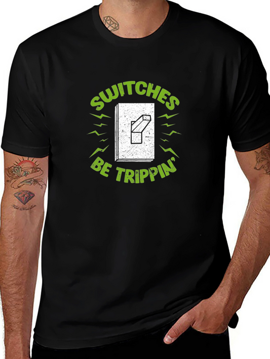Switches Be Trippin Graphic Tee - Black