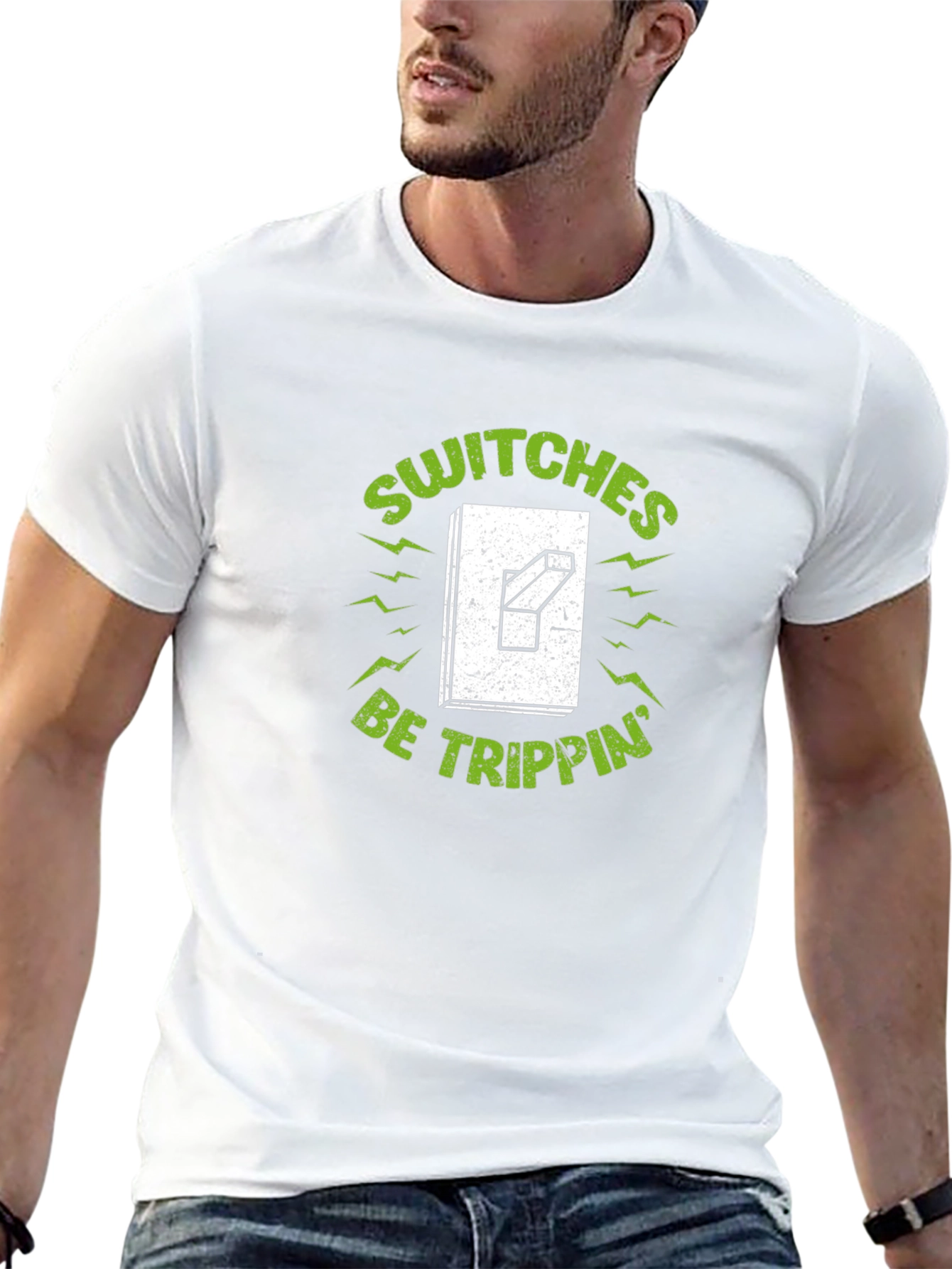 Switches Be Trippin Graphic Tee - Black