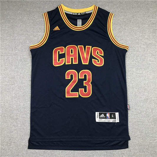 Men's Cleveland Cavaliers LeBron James #23 Navy Swingman Fashion Jerseys