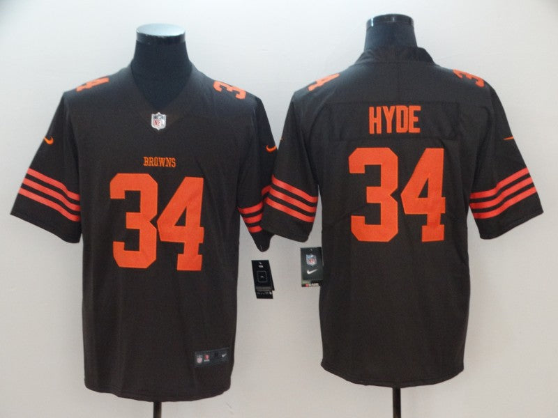 Men's Cleveland Browns Robert Jackson Black  Player Jerseys