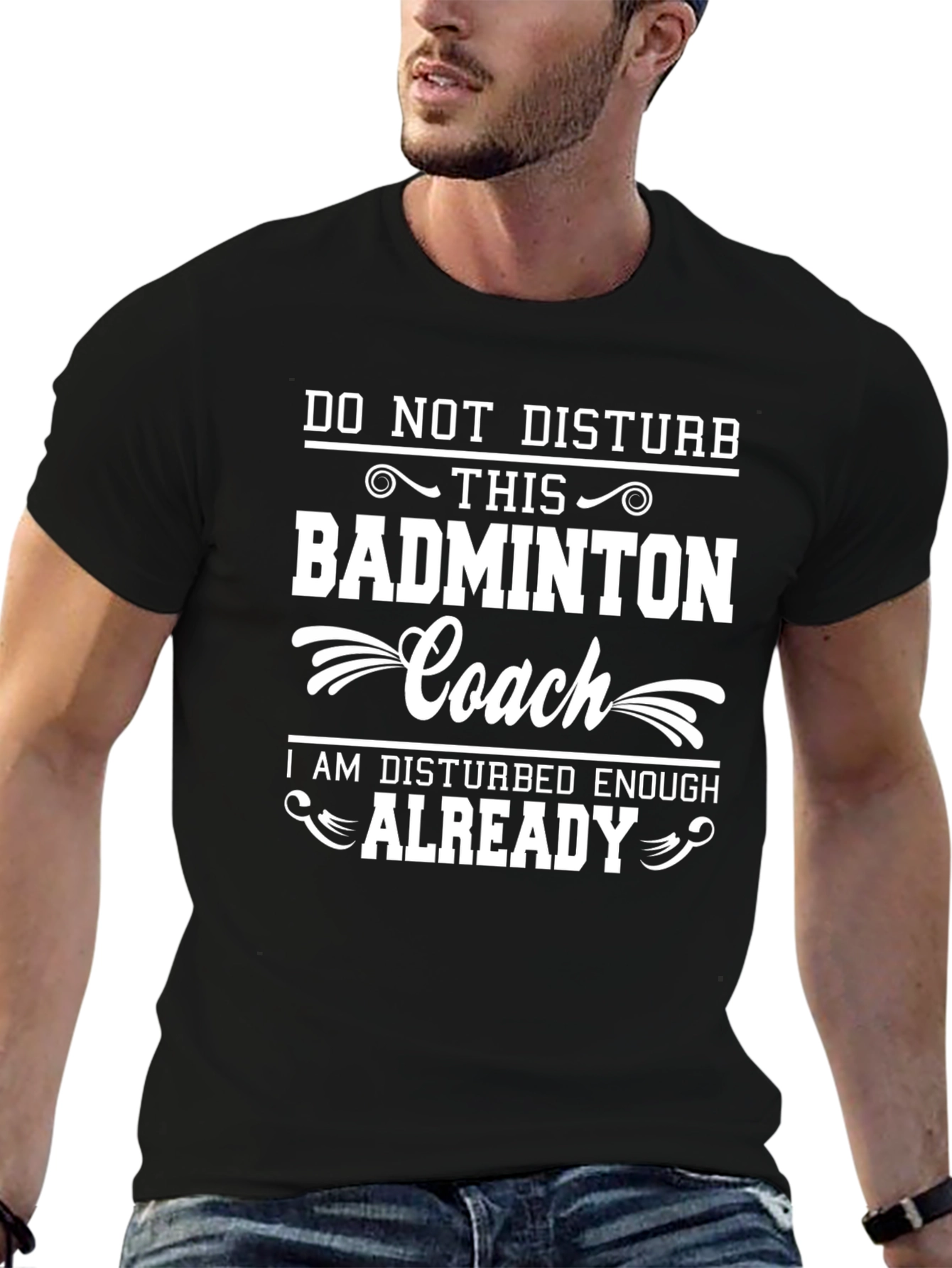 Badminton Coach Graphic Tee - Do Not Disturb!