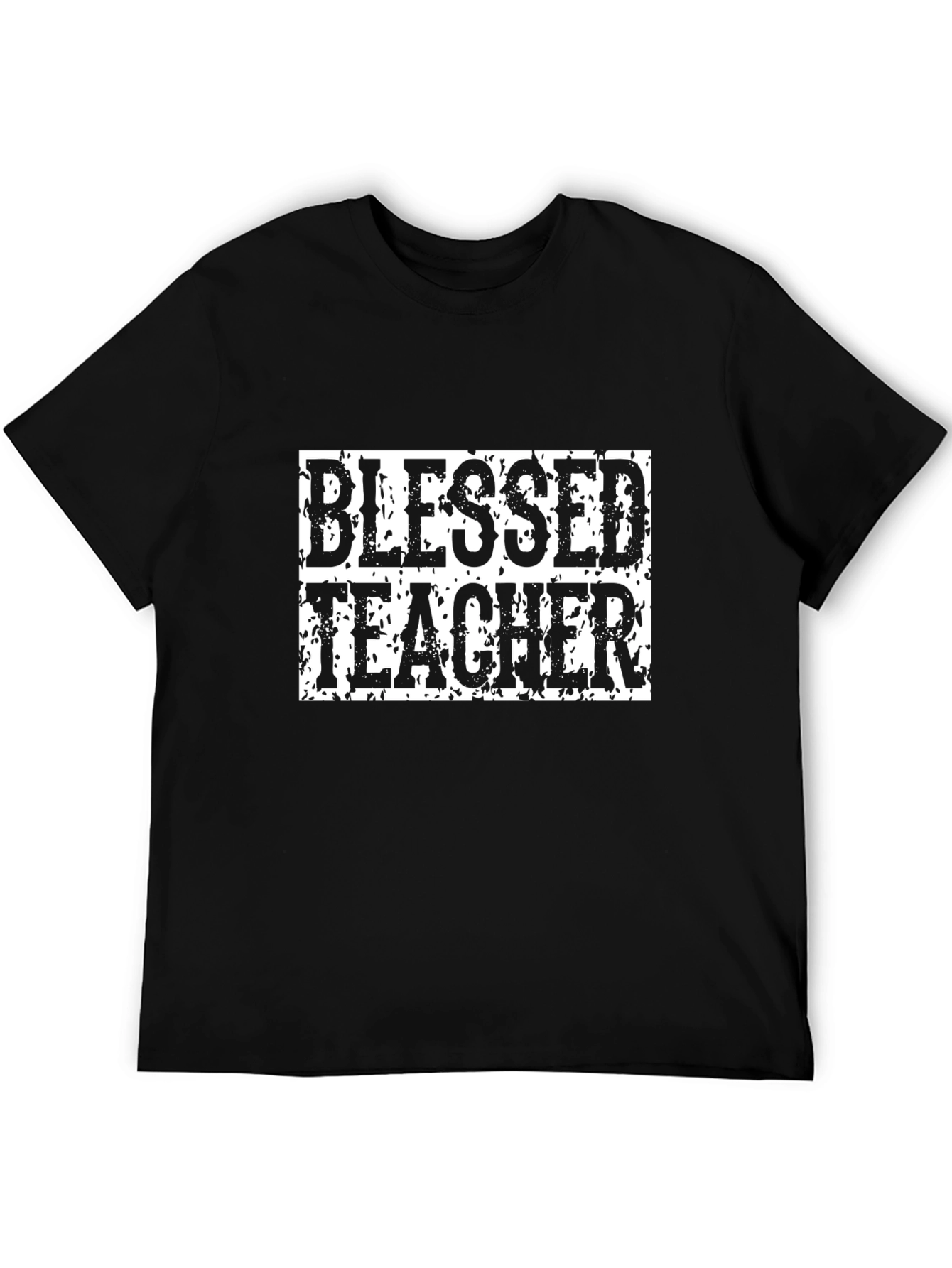 Blessed Teacher Graphic T-Shirt - Black